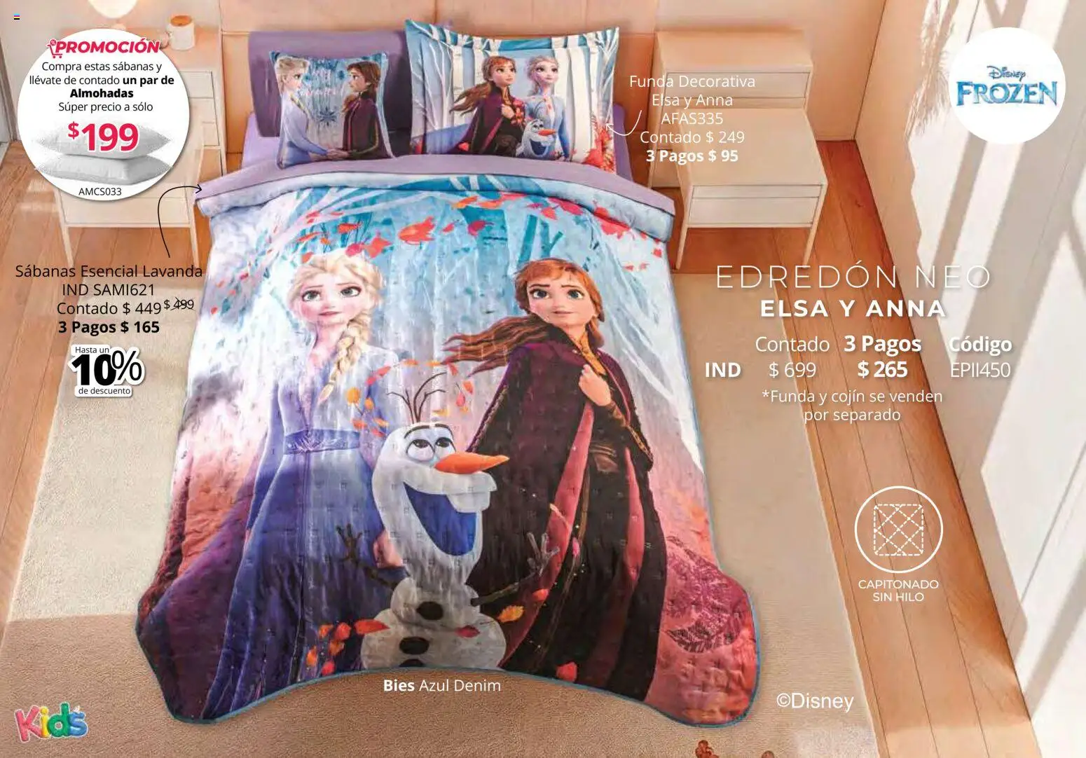 Nuevas ofertas de Colchas Concord válidas en toda la República Mexicana desde el 01.05.2026. ¡Encuentra las mejores ofertas en Colchas Concord catálogo Kids! | Página: 19 | Productos: Funda, Sabanas