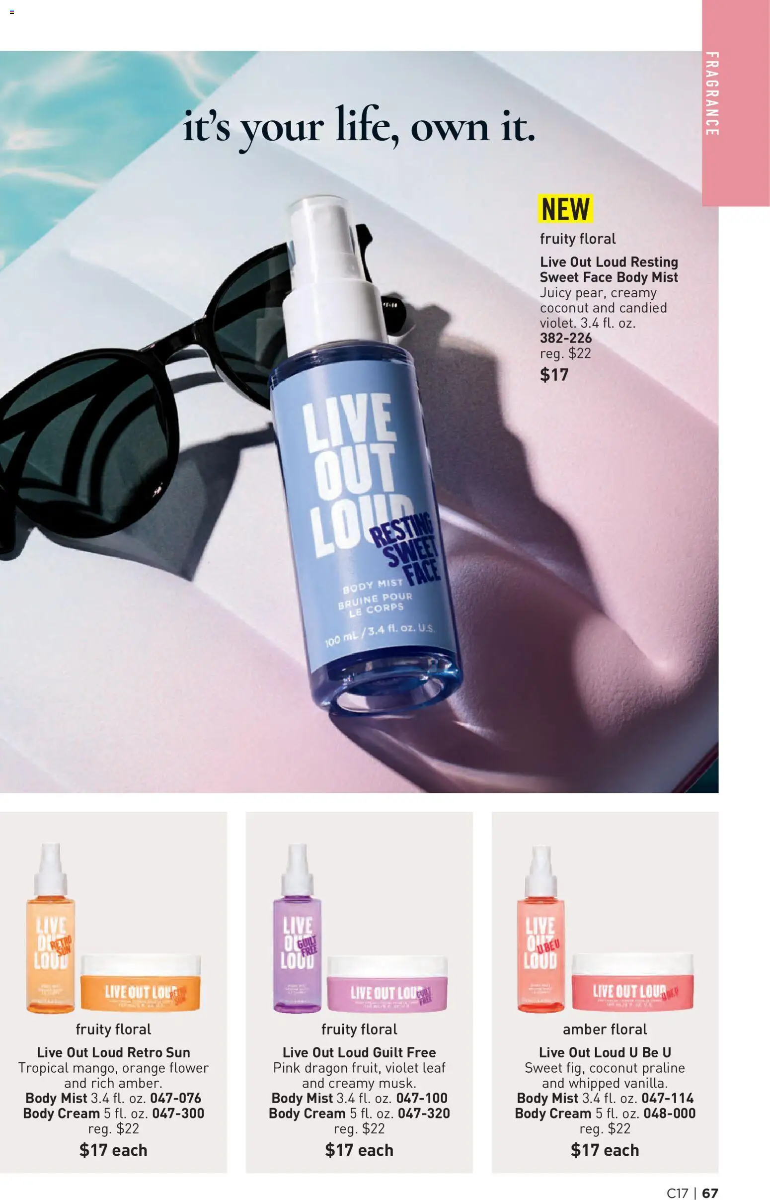 Avon Brochure - valid from 08/12/2026 | Page: 67 | Products: Fragrance, Body cream, Cream, Coconut