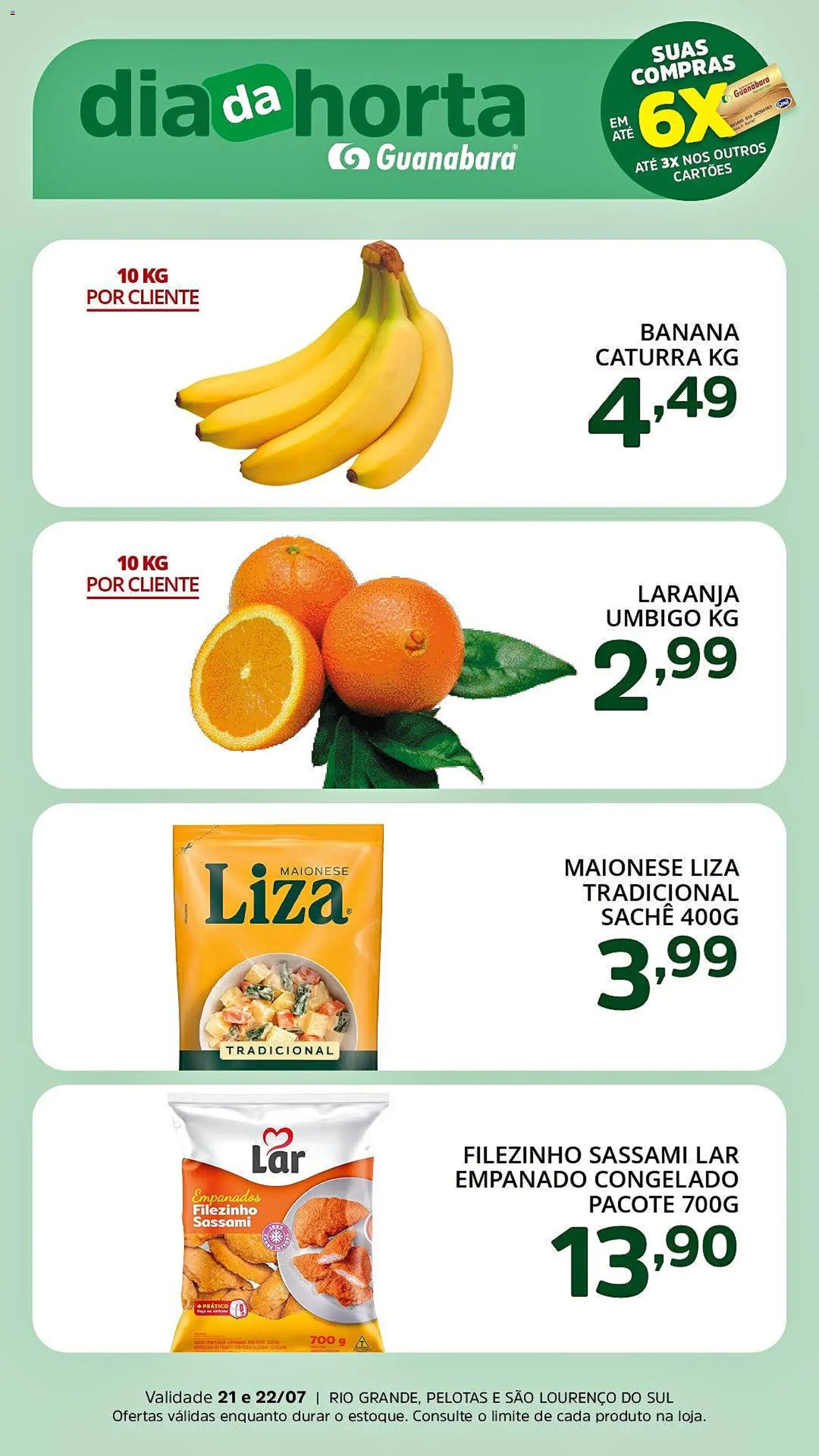 Supermercado Guanabara Folheto - válido de 21/07/2026 | Página: 2 | Produtos: Maionese