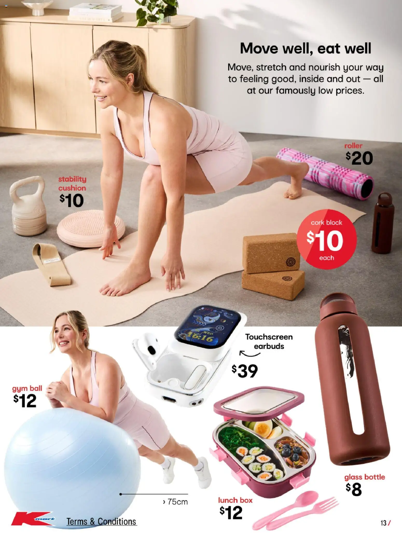 Kmart catalogue - valid from 27/08/2026 | Page: 13 | Products: Cushion, Box, Lunch box