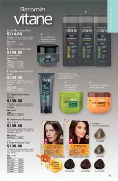 Vista previa de folleto Leonisa catálogo - Aliados Leonisa de la Leonisa válido desde 25/06/2026 | Página: 33 | Productos: Shampoo, Aceite, Té, Crema