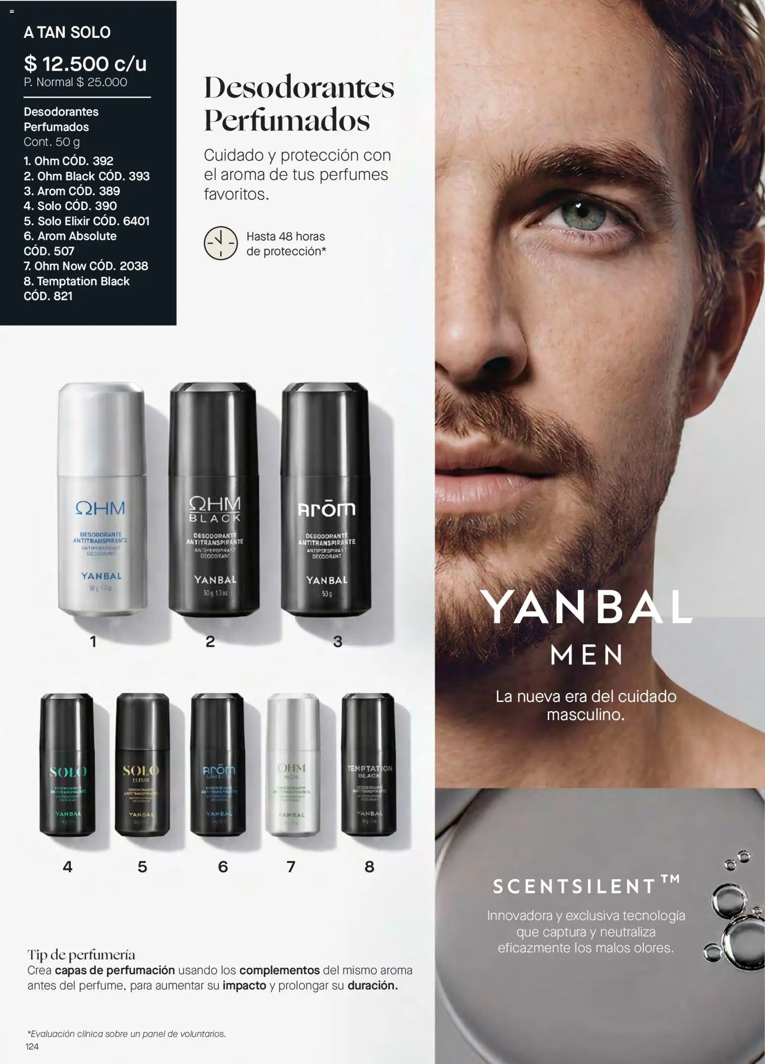 Yanbal revista - valida desde el 10/10/2026 | Página: 124 | Productos: Sobre, Perfumes, Desodorante, Antitranspirante