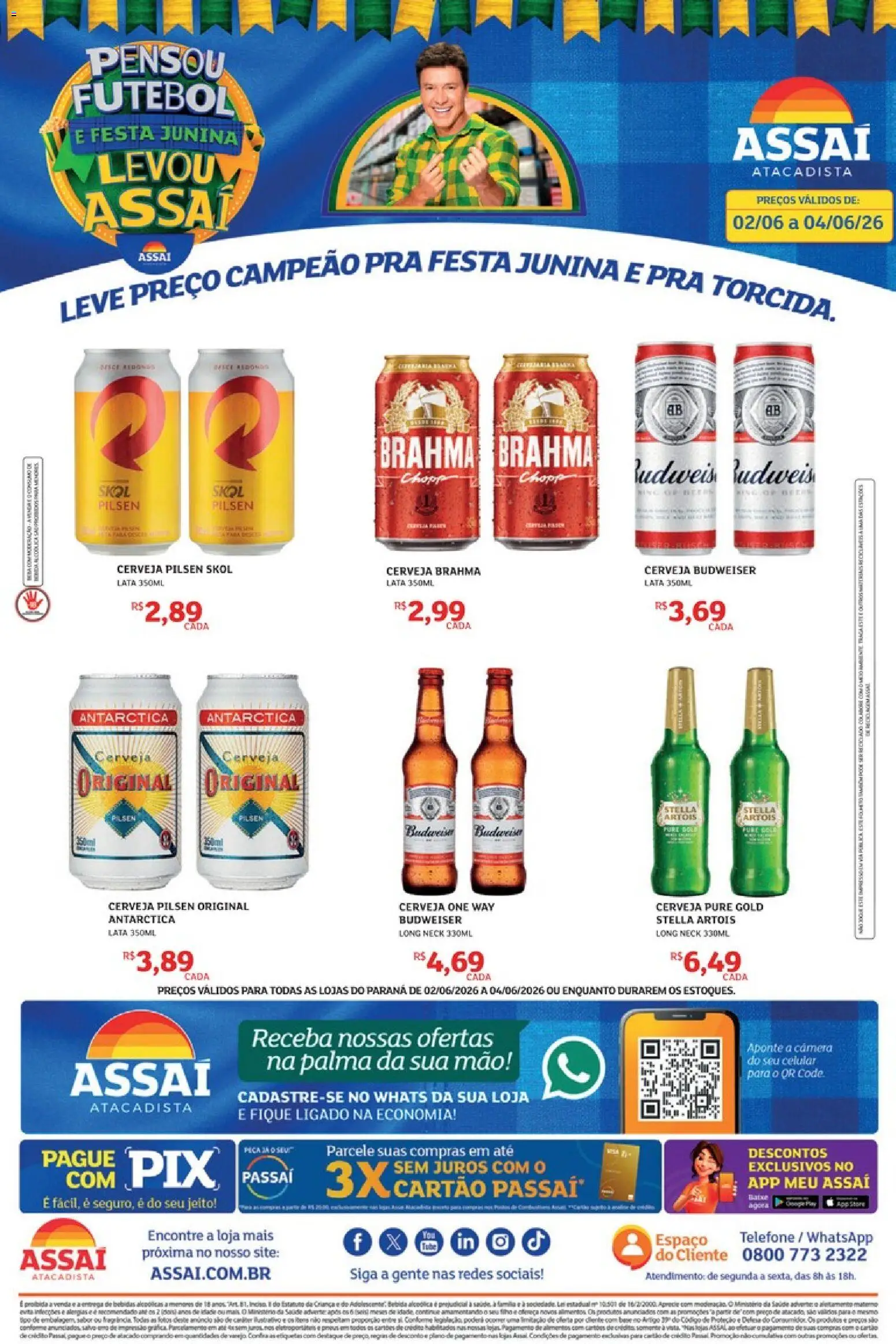 Assaí Atacadista Folheto - válido de 02.06.2026 | Página: 1
