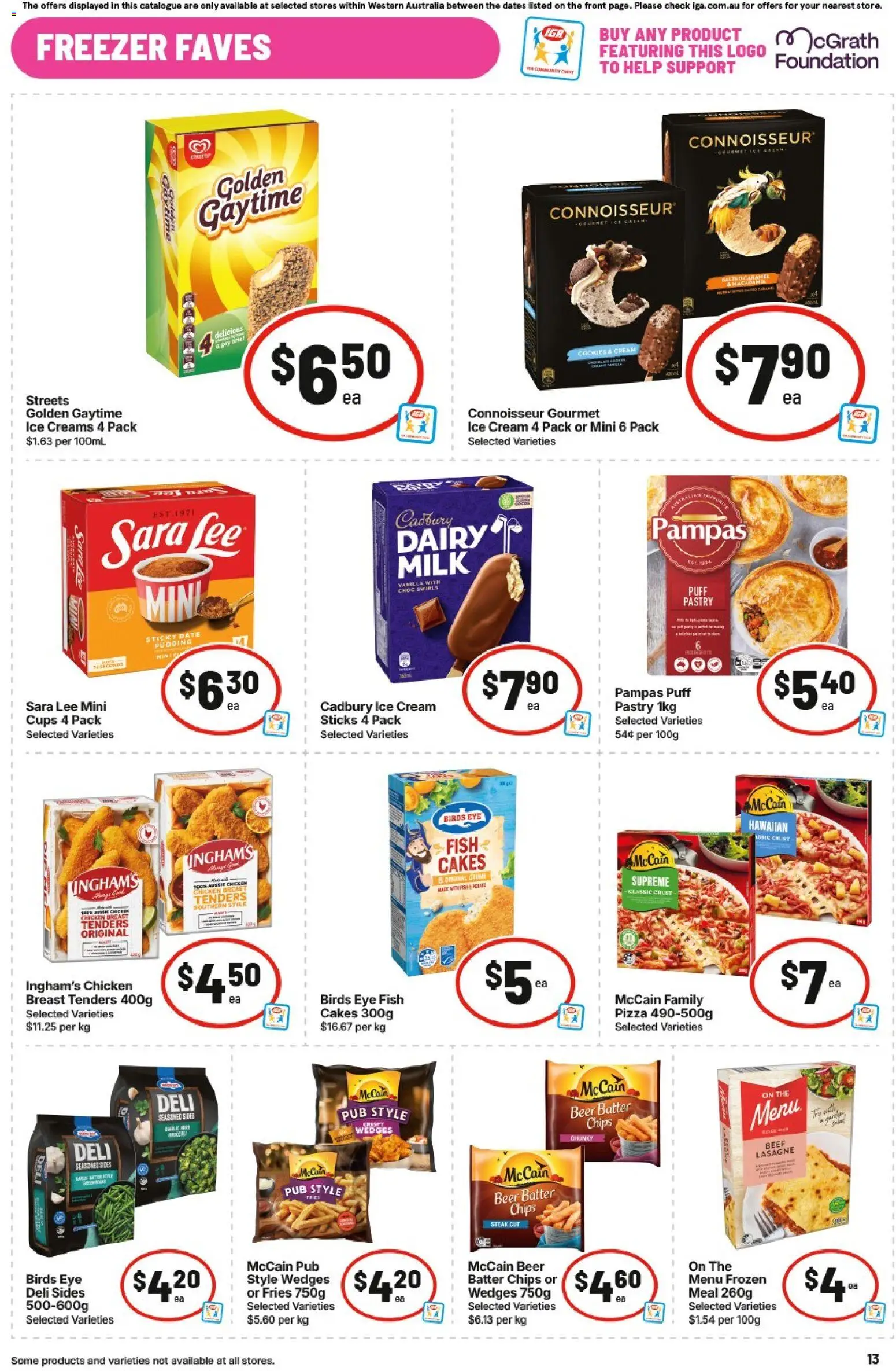 IGA catalogue - valid from 23/09/2026 | Page: 13 | Products: Corn, Milk, Coca Cola, Water