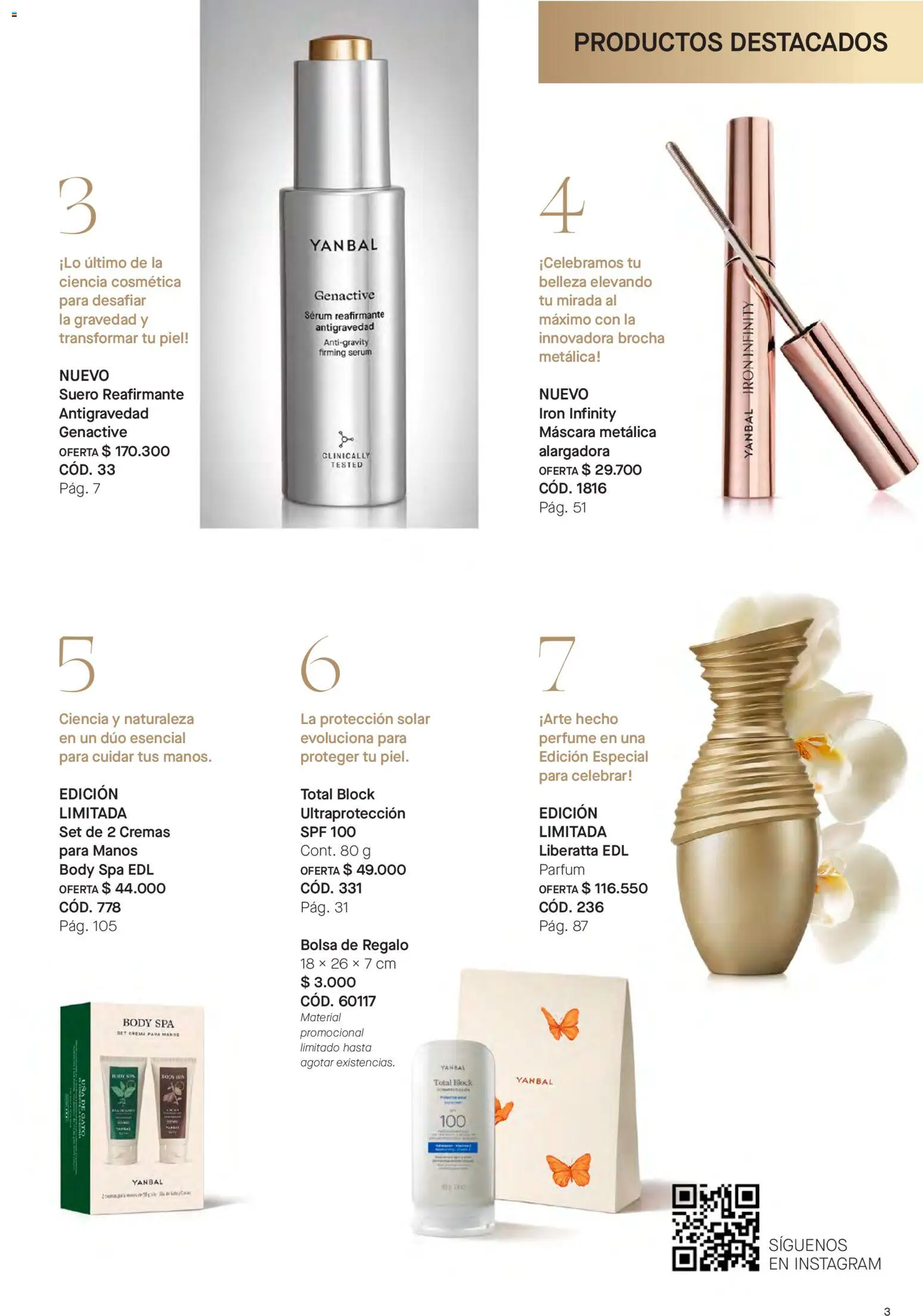 Yanbal revista - valida desde el 20/06/2026 | Página: 3 | Productos: Bolsa, Body, Perfume, Máscara