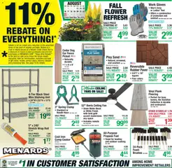 Preview of Menards weekly ads valid from 08/13/2026