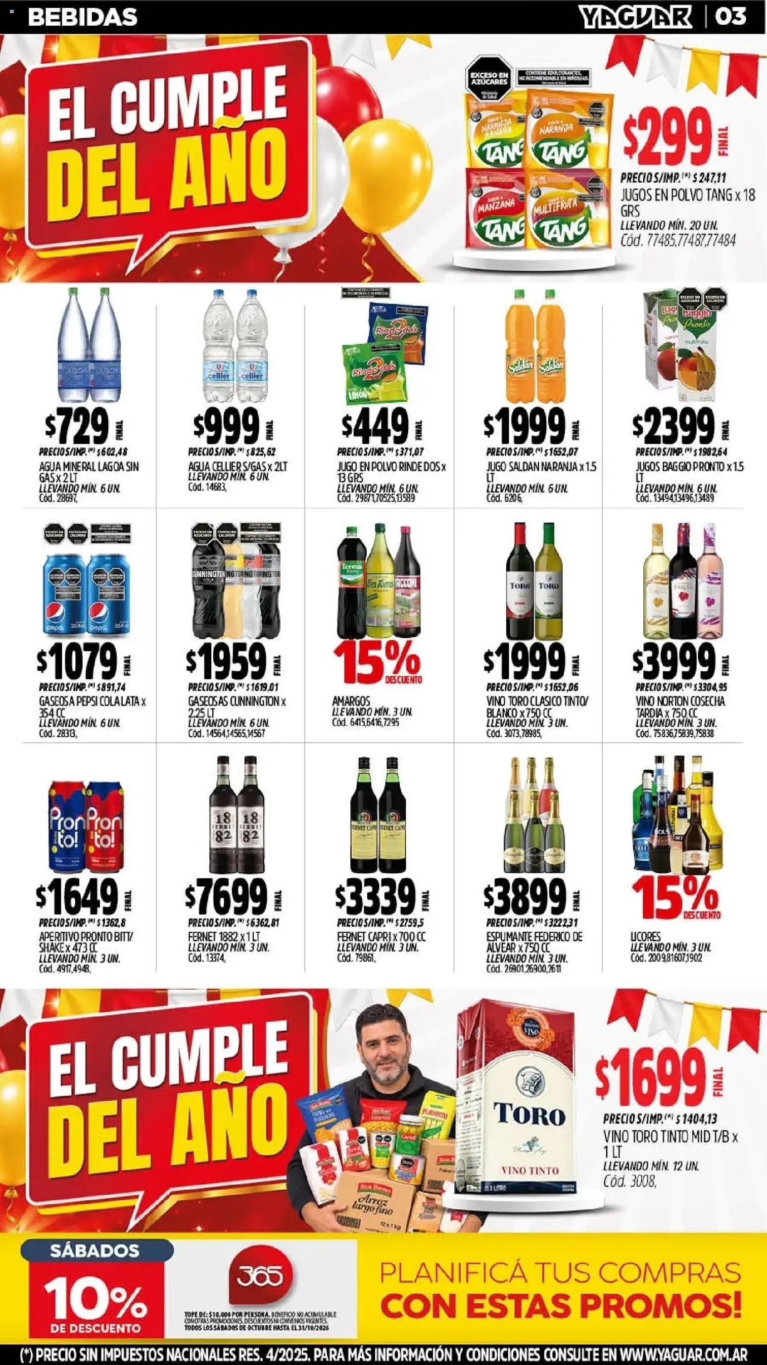 Yaguar - Oferta Semanal Córdoba │ válido desde el 19/10/2026 | Página: 4