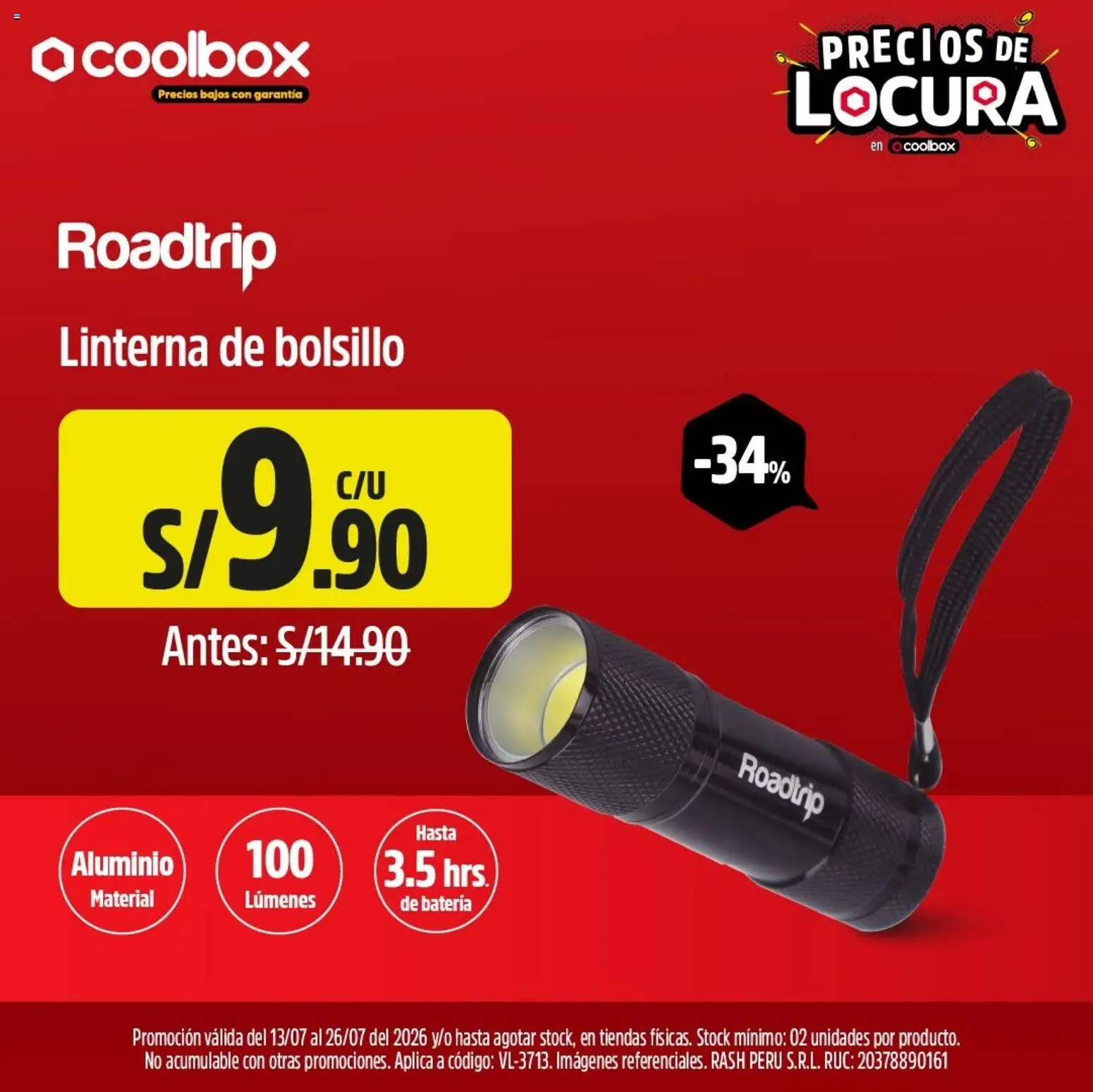 Catálogo Coolbox válido desde 13/07/2026 | Página: 2 | Productos: Batería