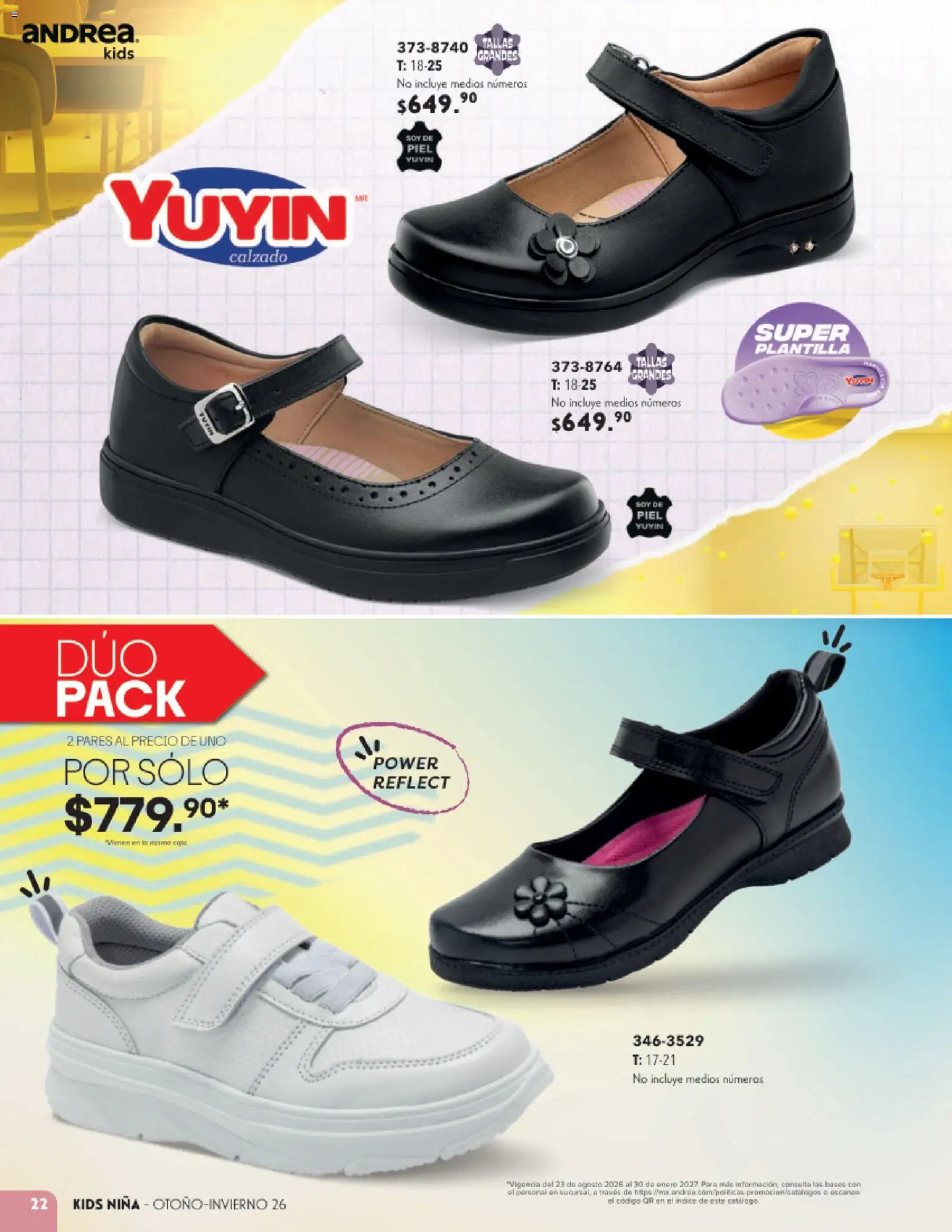 Nuevas ofertas de Andrea válidas en toda la República Mexicana desde el 23/08/2026. ¡Encuentra las mejores ofertas en Andrea catálogo Infantil! | Página: 22
