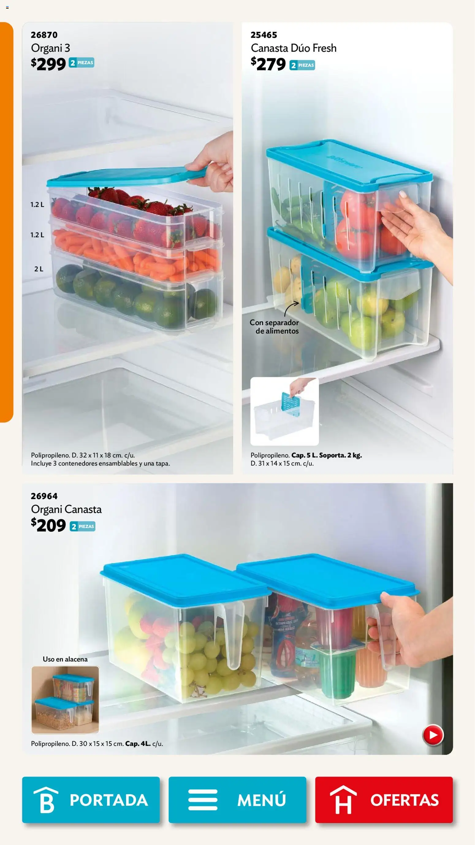 Nuevas ofertas de Betterware válidas en toda la República Mexicana desde el 01.06.2026. ¡Encuentra las mejores ofertas en Betterware campaña 6 2026! | Página: 40
