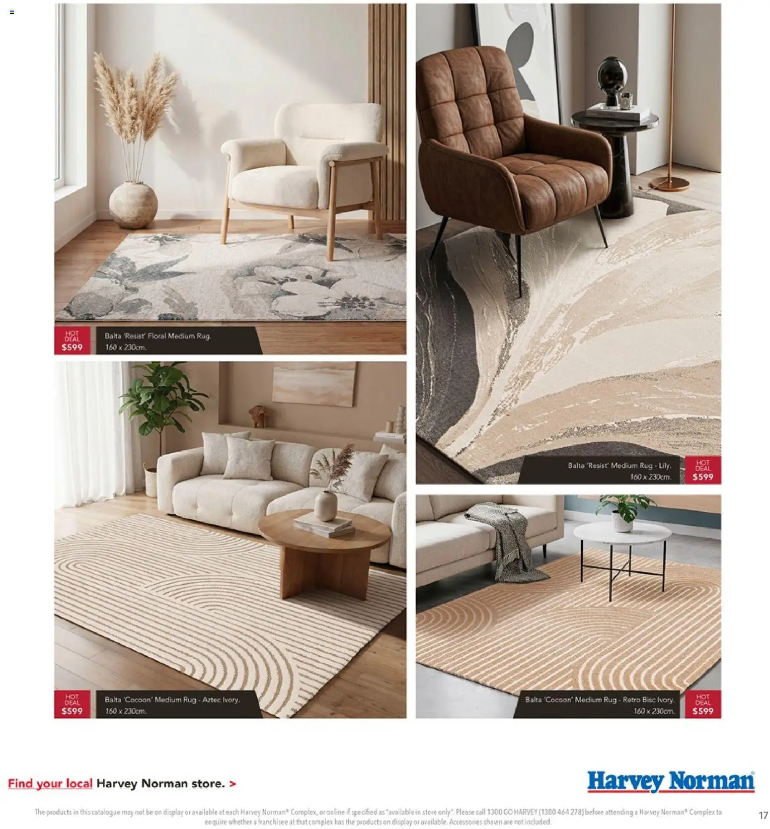 Harvey Norman catalogue - valid from 03/09/2026 | Page: 17 | Products: Rug, Floral, Accessories