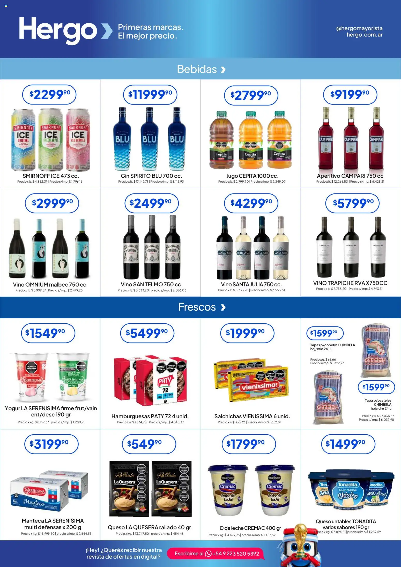 Hergo catálogo │ válido desde el 20.05.2026 | Página: 4 | Productos: Leche, Manteca, Queso, Yogur