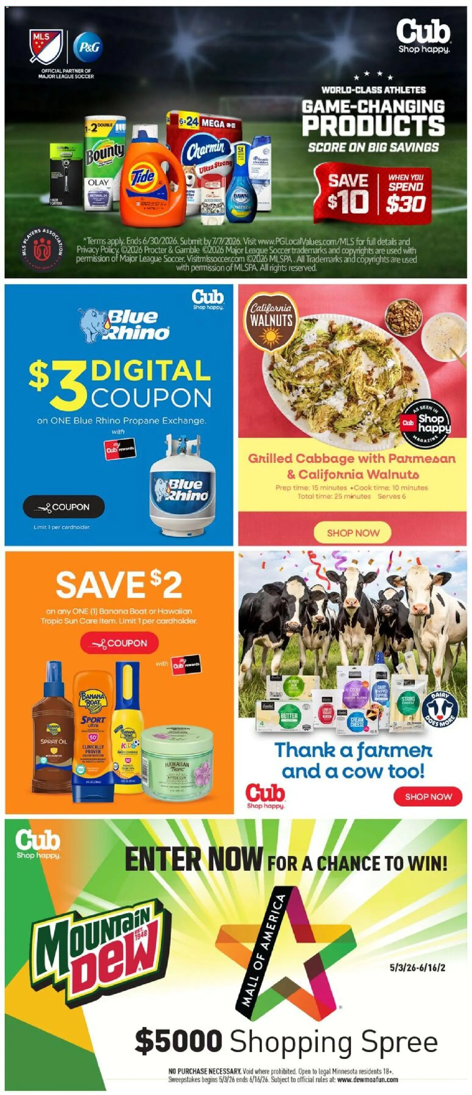 Cub Foods Weekly Savings - MN - valid from 17.05.2026 | Page: 10 | Products: Butter, Oil, Cream, Cabbage