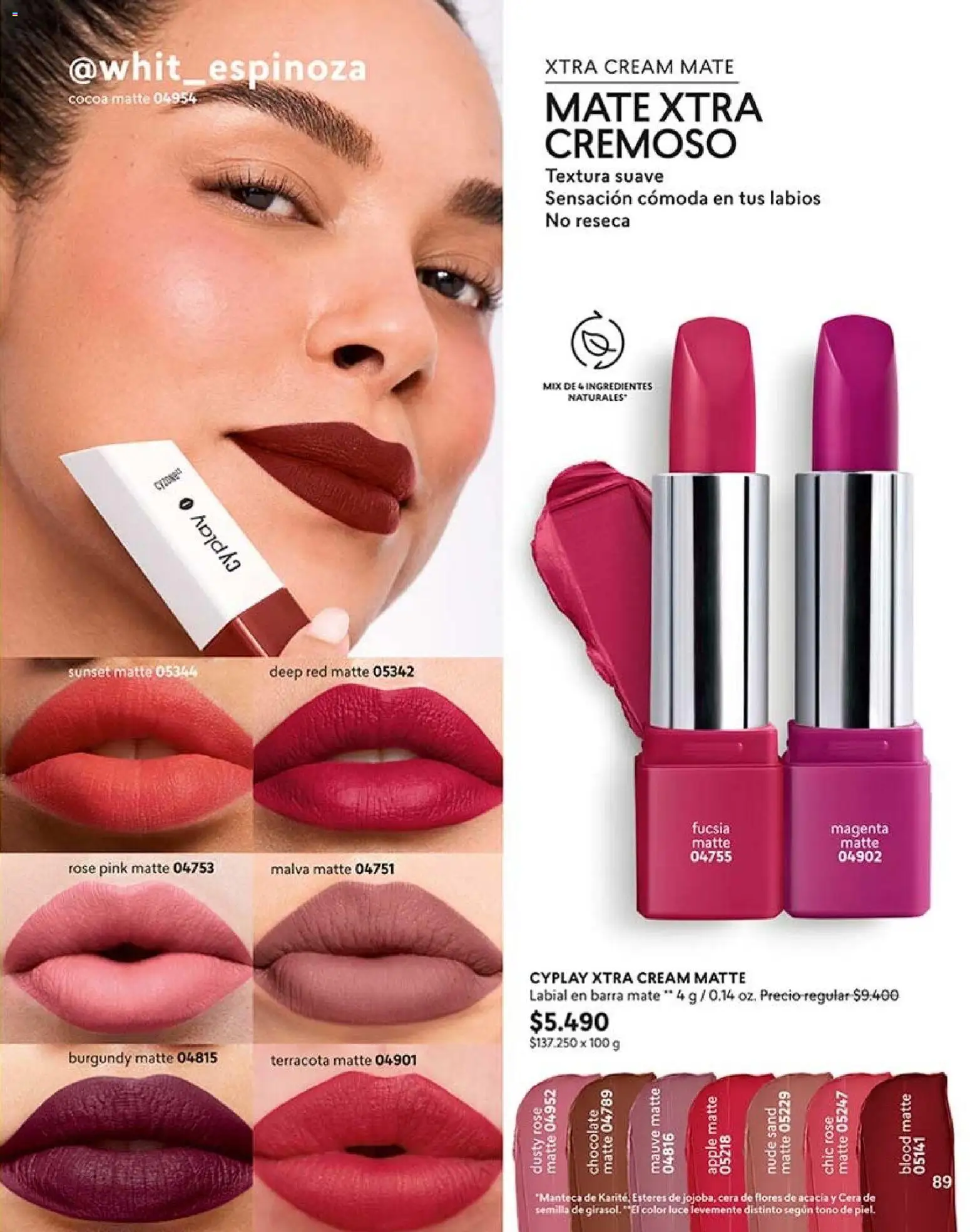 Catálogo CyZone Campaña 15 │ válido desde el 06.09.2026 | Página: 101 | Productos: Cera, Flores, Chocolate, Labial