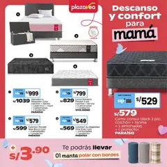 Vista previa de folleto Plaza Vea - Especial Día de la Madre de la Plaza Vea válido desde 27.04.2026 | Página: 25 | Productos: Cama, Colchón, Té