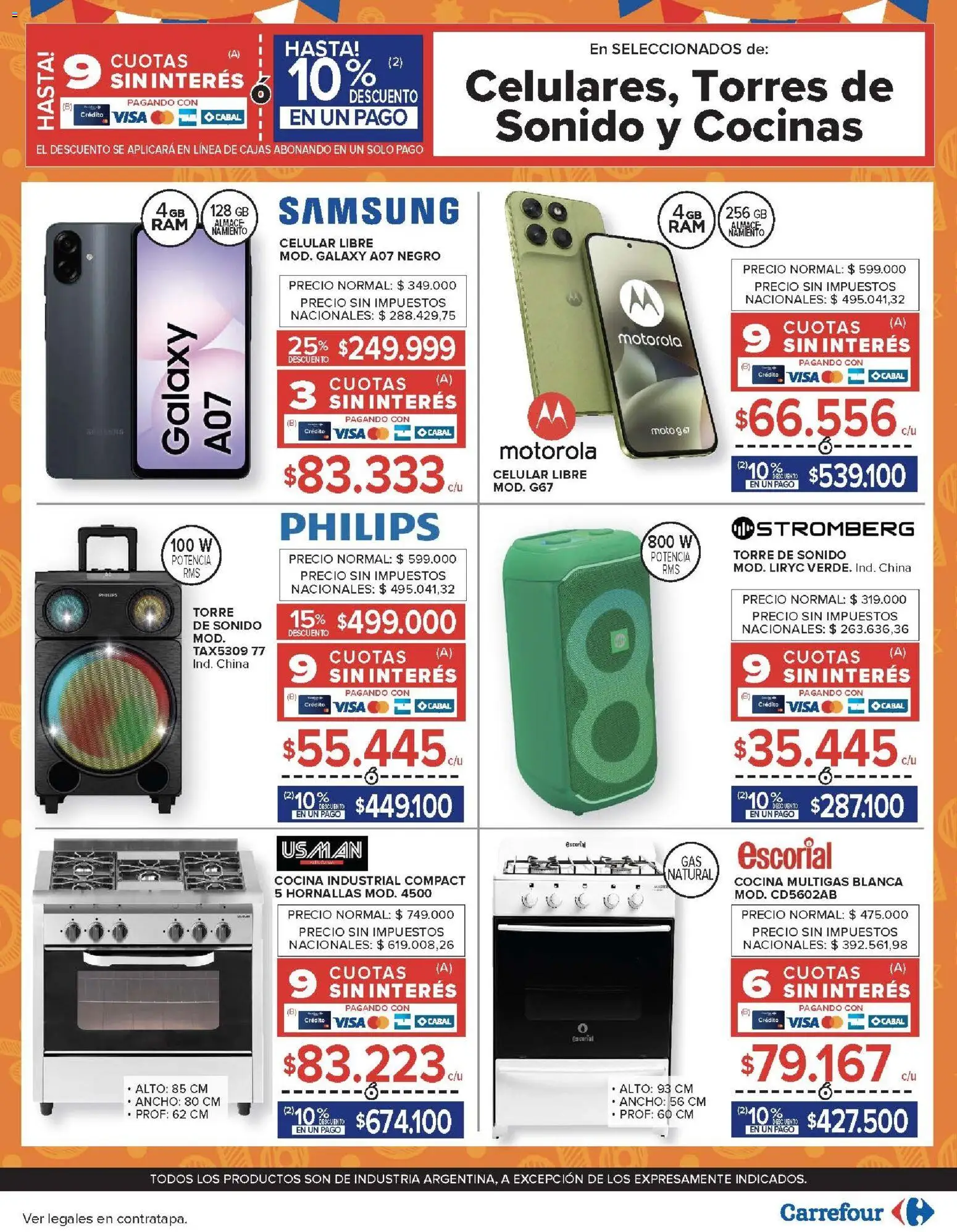 Carrefour ofertas │ válido desde el 26/08/2026 | Página: 30 | Productos: Celular, Cocina