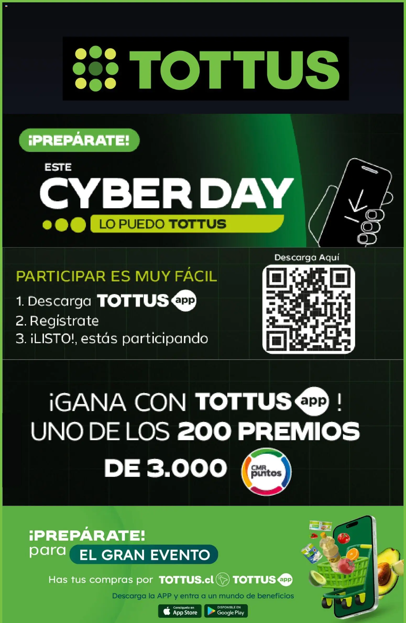 Tottus Cyber Day Aviso │ válido desde el 29.05.2026 | Página: 1