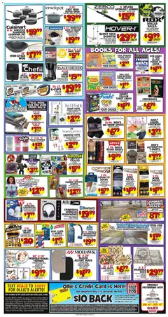 Preview of Ollie's weekly ads valid from 08/26/2026 | Page: 2 | Products: Pasta, Air fryer, Books, Oven