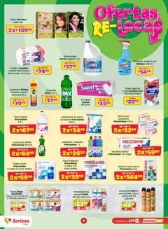 Vista previa de Soriana folleto, nuevo folleto de la tienda, válido en México a partir del 10/07/2026 | Página: 7 | Productos: Limpiador, Papel higiénico, Ropa, Barra