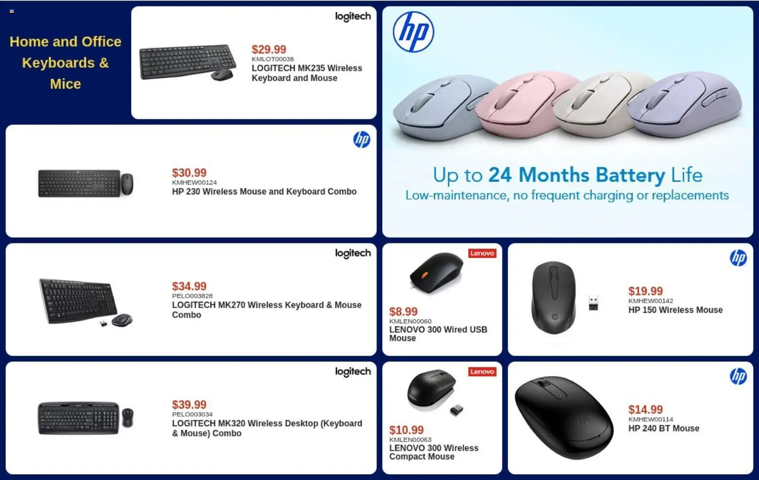 Canada Computers flyer valid from 29.05.2026 | Page: 7 | Products: Mouse, Keyboard, Battery
