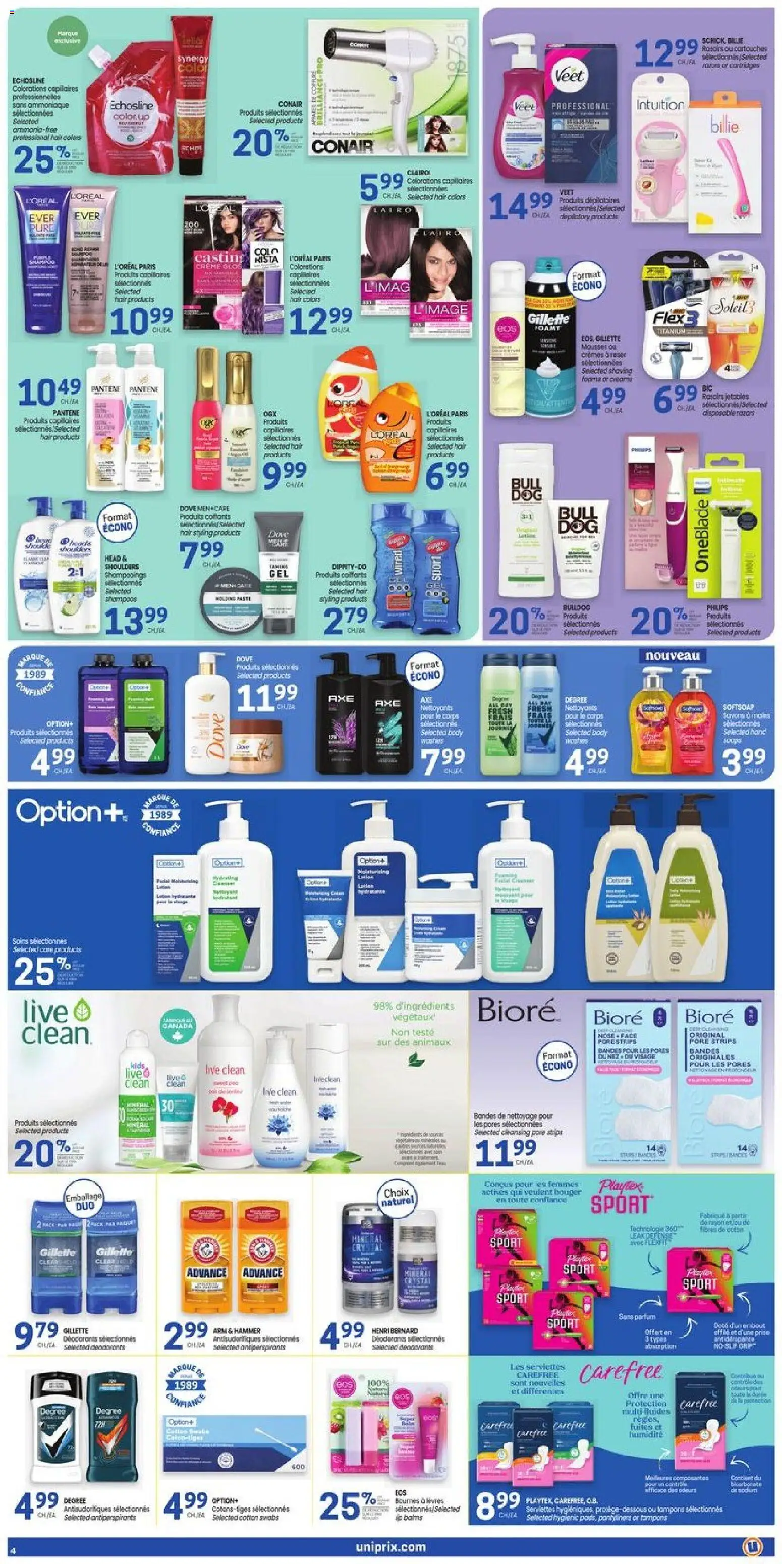 Uniprix flyer valid from Aug 6, 2026 | Page: 5 | Products: Cream