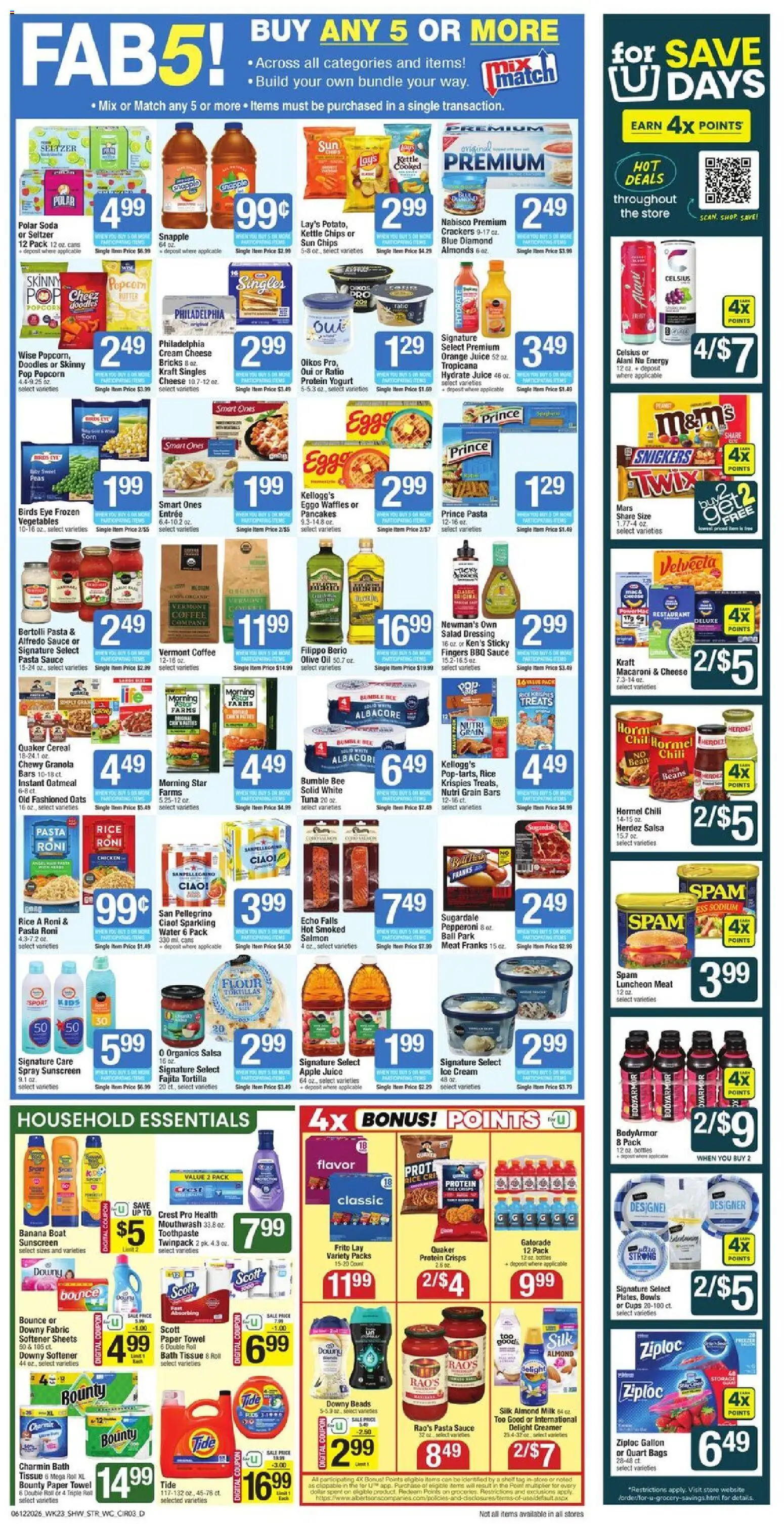 Star Market Weekly Ad - valid from 12.06.2026 | Page: 3 | Products: Cheese, Rice, Cream, Ice cream