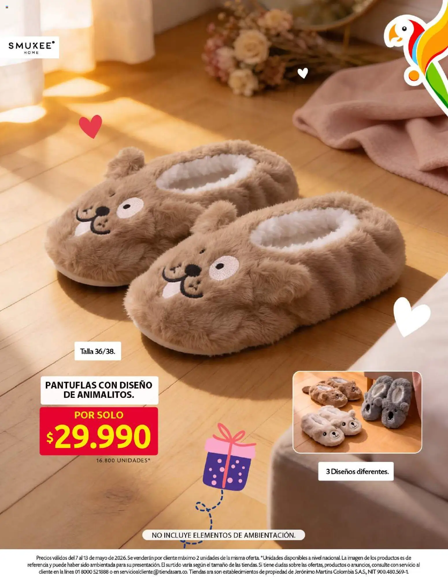 Ara revista - valida desde el 07.05.2026 | Página: 13 | Productos: Sobre, Pantuflas