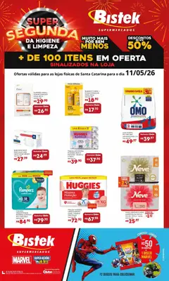 Bistek Supermercados ofertas Super Segunda - Pré-Visualização do folheto da loja Bistek Supermercados, válido de 11.05.2026