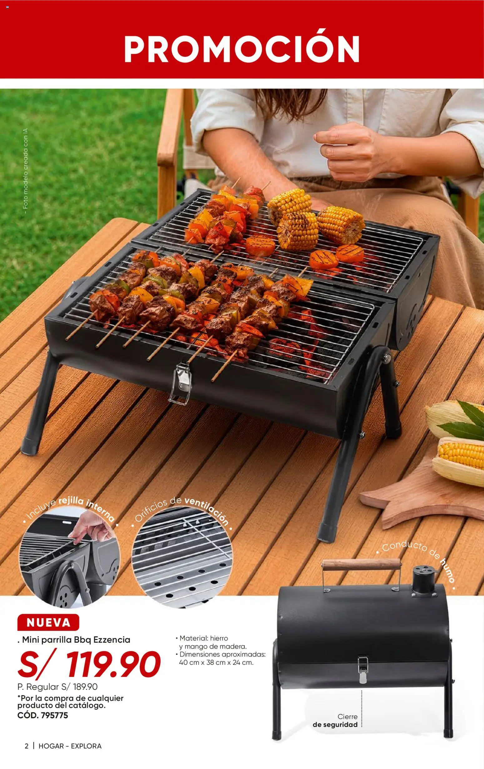 Catálogo Azzorti válido desde 27/07/2026 | Página: 4 | Productos: Rejilla, Parrilla