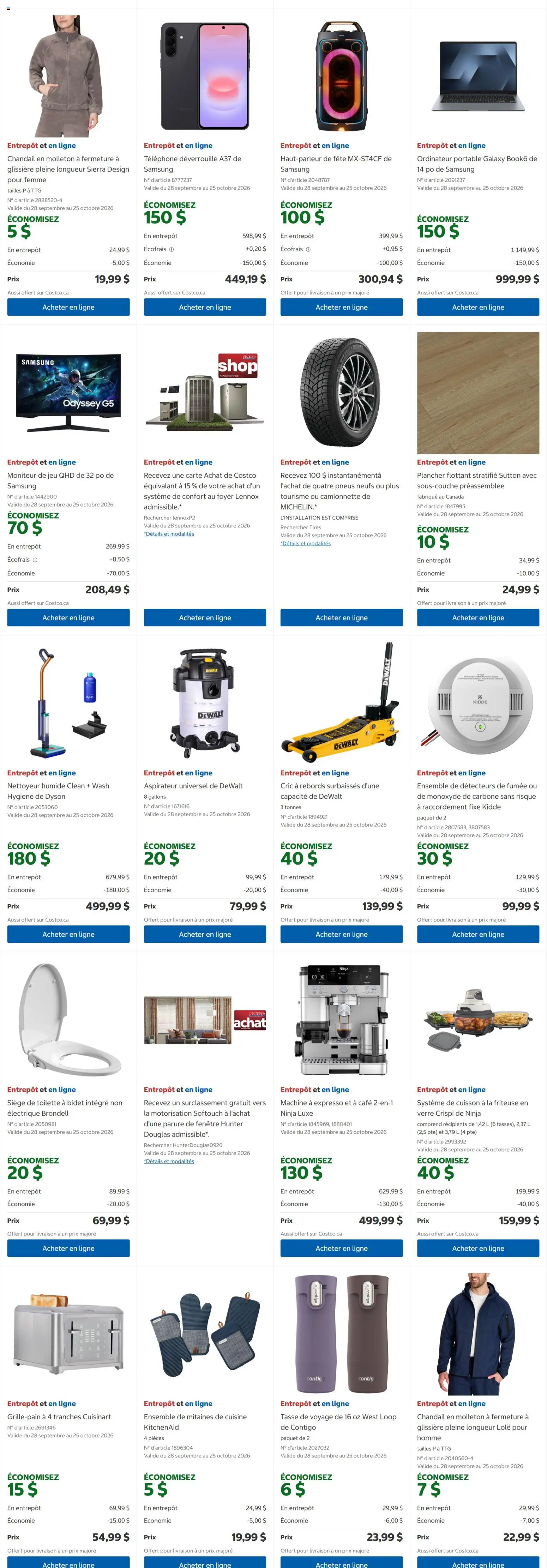 Costco flyer valid from Sep 28, 2026 | Page: 2