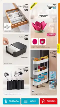 Vista previa de Betterware campaña 7 2026, nuevo folleto de la tienda, válido en México a partir del 29/06/2026 | Página: 51 | Productos: Mesa, Servilletero