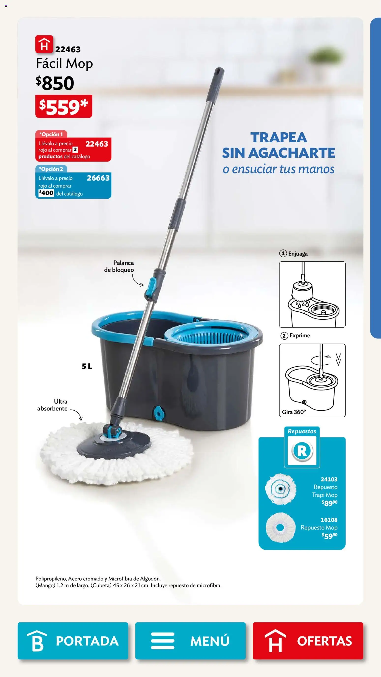 Nuevas ofertas de Betterware válidas en toda la República Mexicana desde el 02/11/2026. ¡Encuentra las mejores ofertas en Betterware campaña 11 2026! | Página: 95