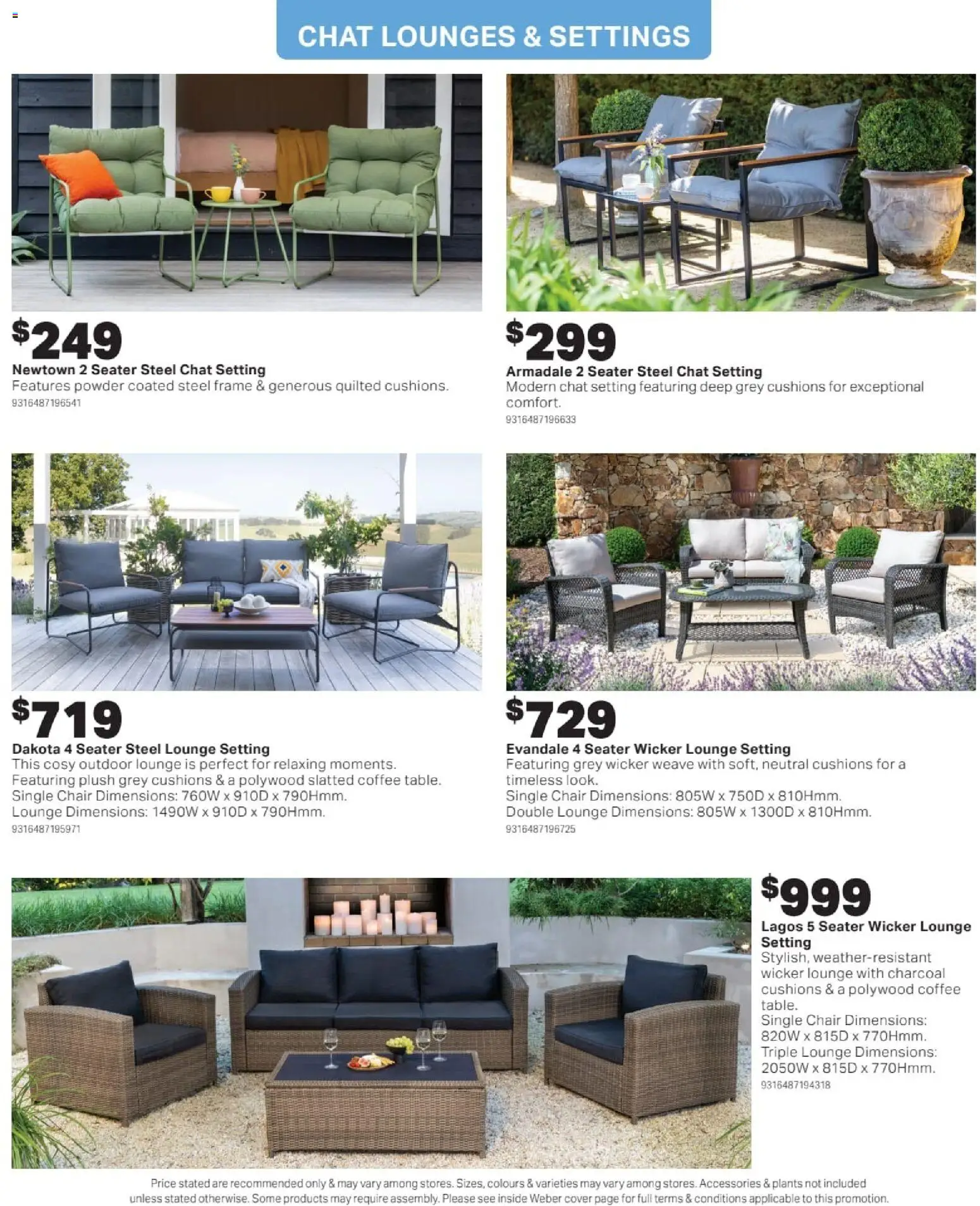 Mitre 10 catalogue - valid from 16/09/2026 | Page: 9 | Products: Chair, Coffee, Accessories, Charcoal