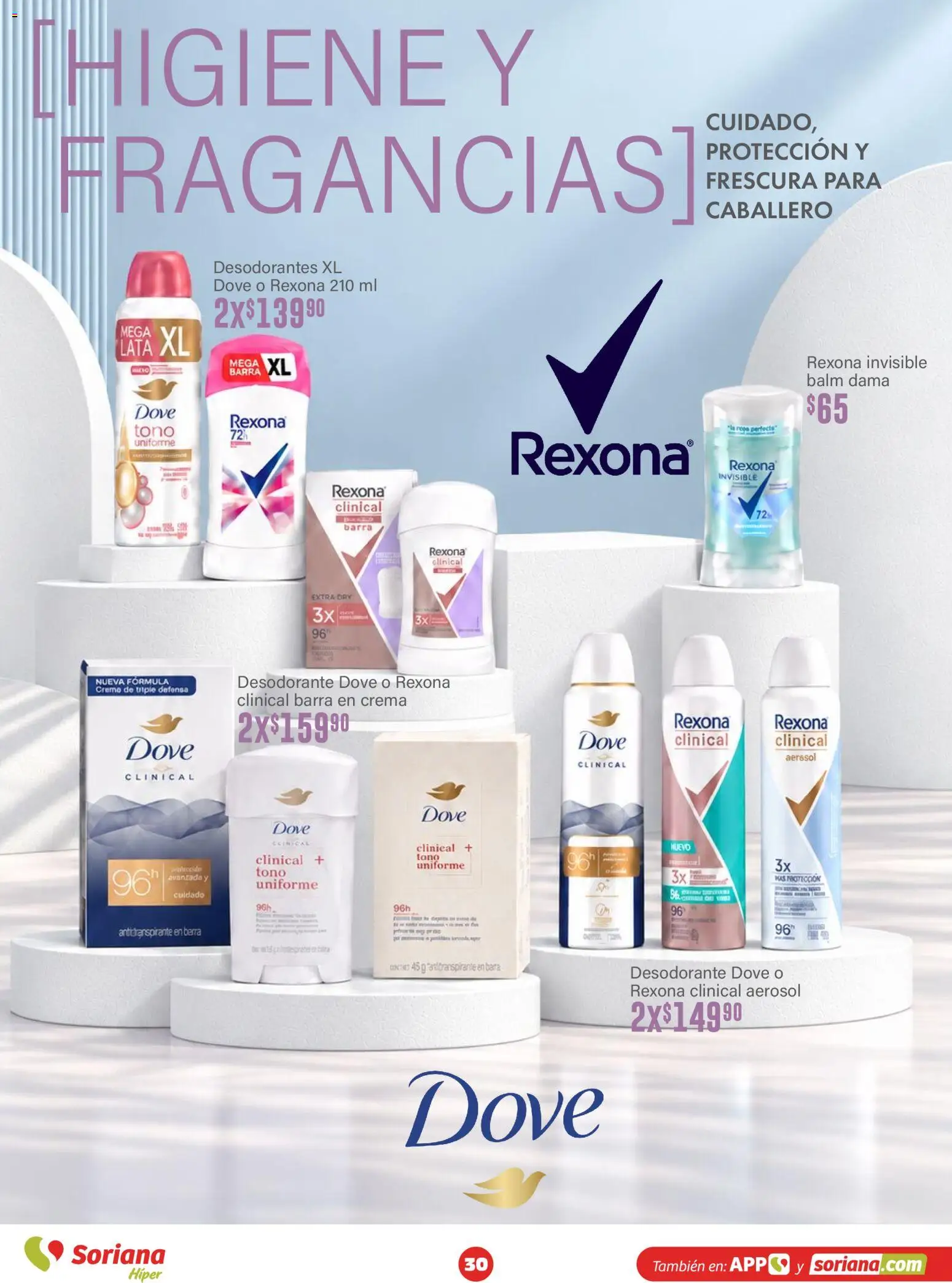 Nuevas ofertas de Soriana válidas en toda la República Mexicana desde el 15/10/2026. ¡Encuentra las mejores ofertas en Soriana folleto Modo #Glowing! | Página: 30