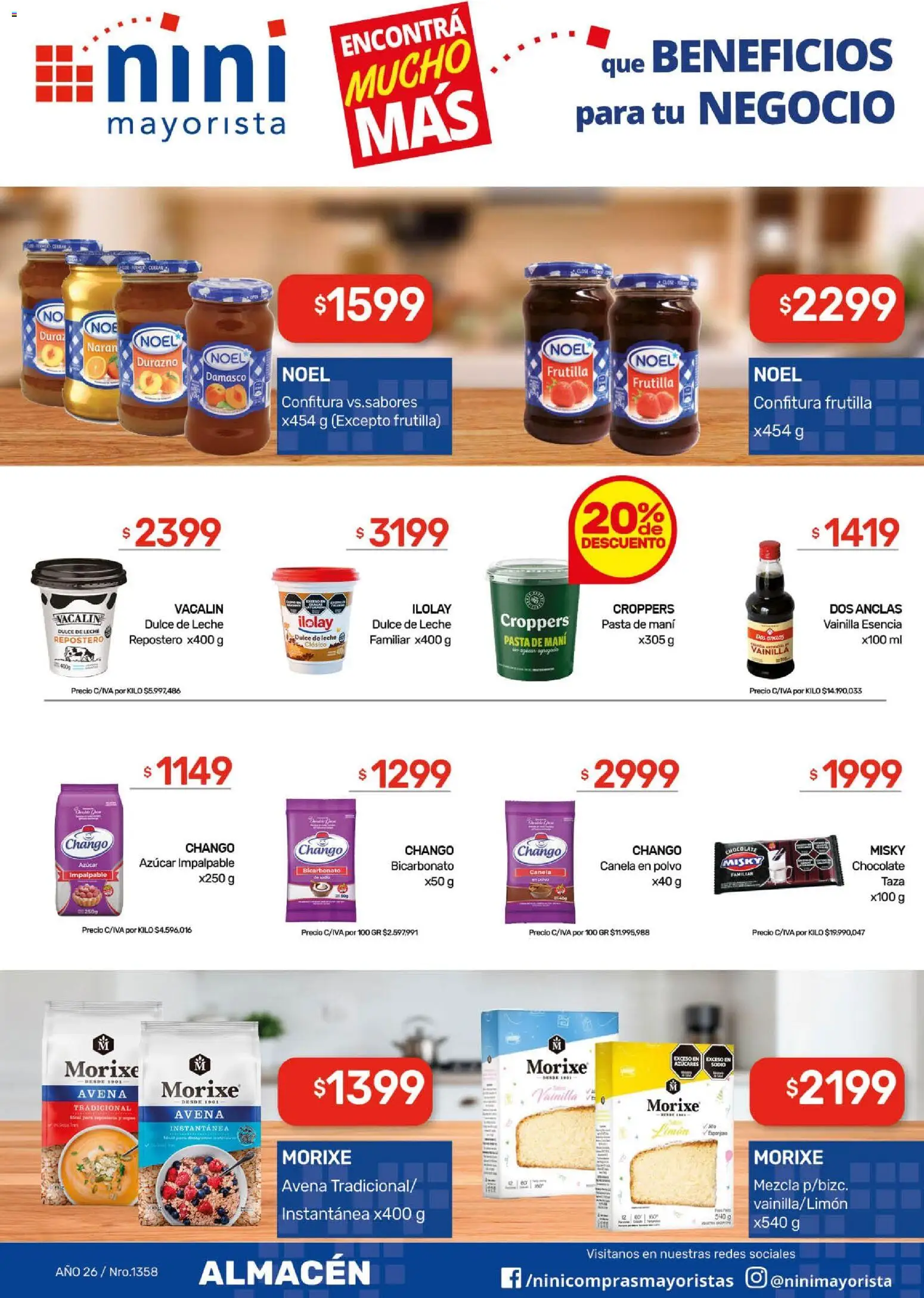 NINI Mayorista ofertas │ válido desde el 04.05.2026 | Página: 30 | Productos: Frutilla, Polvo, Leche, Chocolate