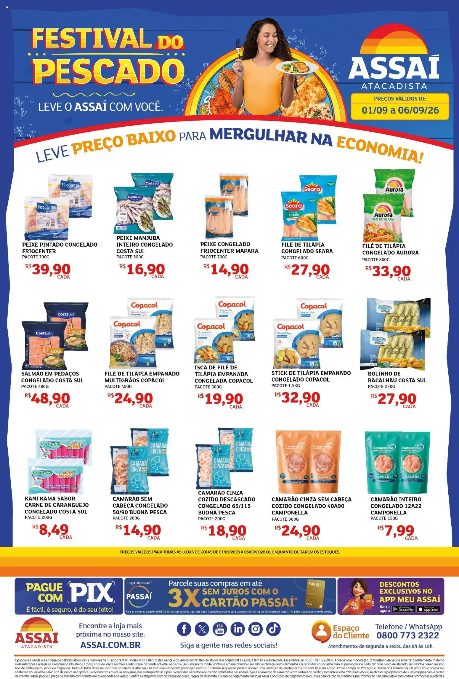 Assaí Atacadista Folheto - válido de 01/09/2026 | Página: 1