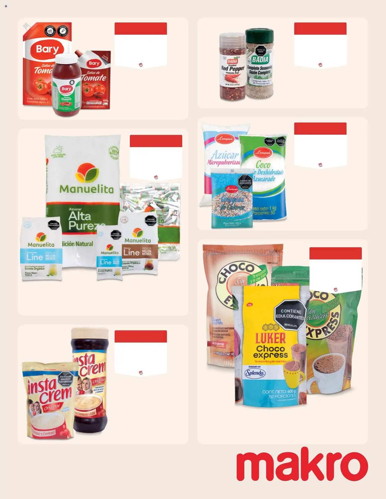 Makro revista - valida desde el 08.05.2026 | Página: 25 | Productos: Té, Crema, Apio, Azucar