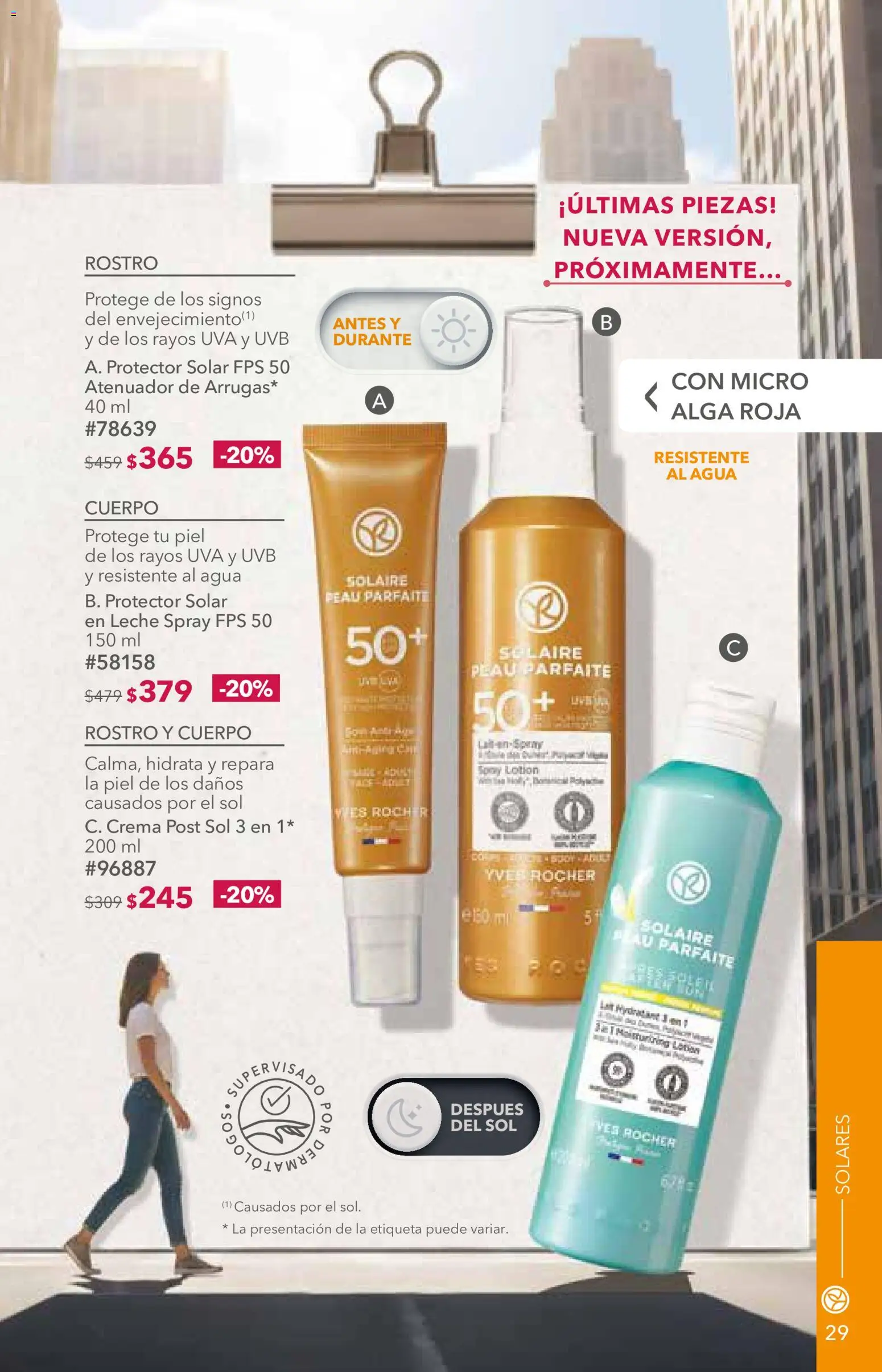 Nuevas ofertas de Yves Rocher válidas en toda la República Mexicana desde el 12.05.2026. ¡Encuentra las mejores ofertas en Yves Rocher campaña 7 2026! | Página: 29 | Productos: Crema, Agua, Leche, Atenuador