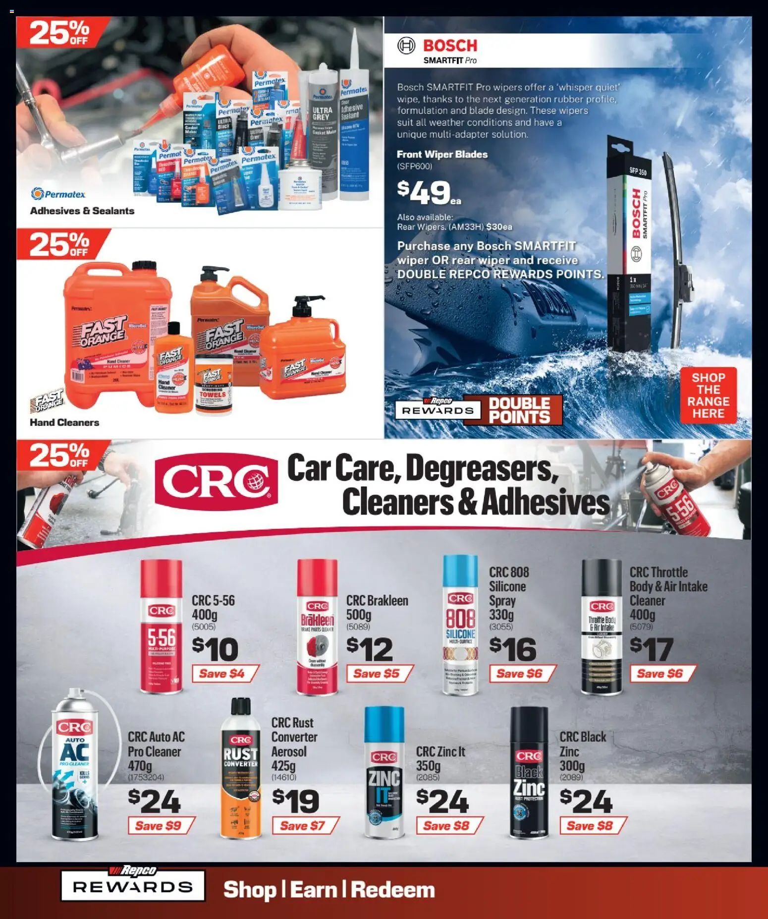 Repco catalogue - valid from 05/08/2026 | Page: 8 | Products: Cleaner, Towels, Converter, Zinc
