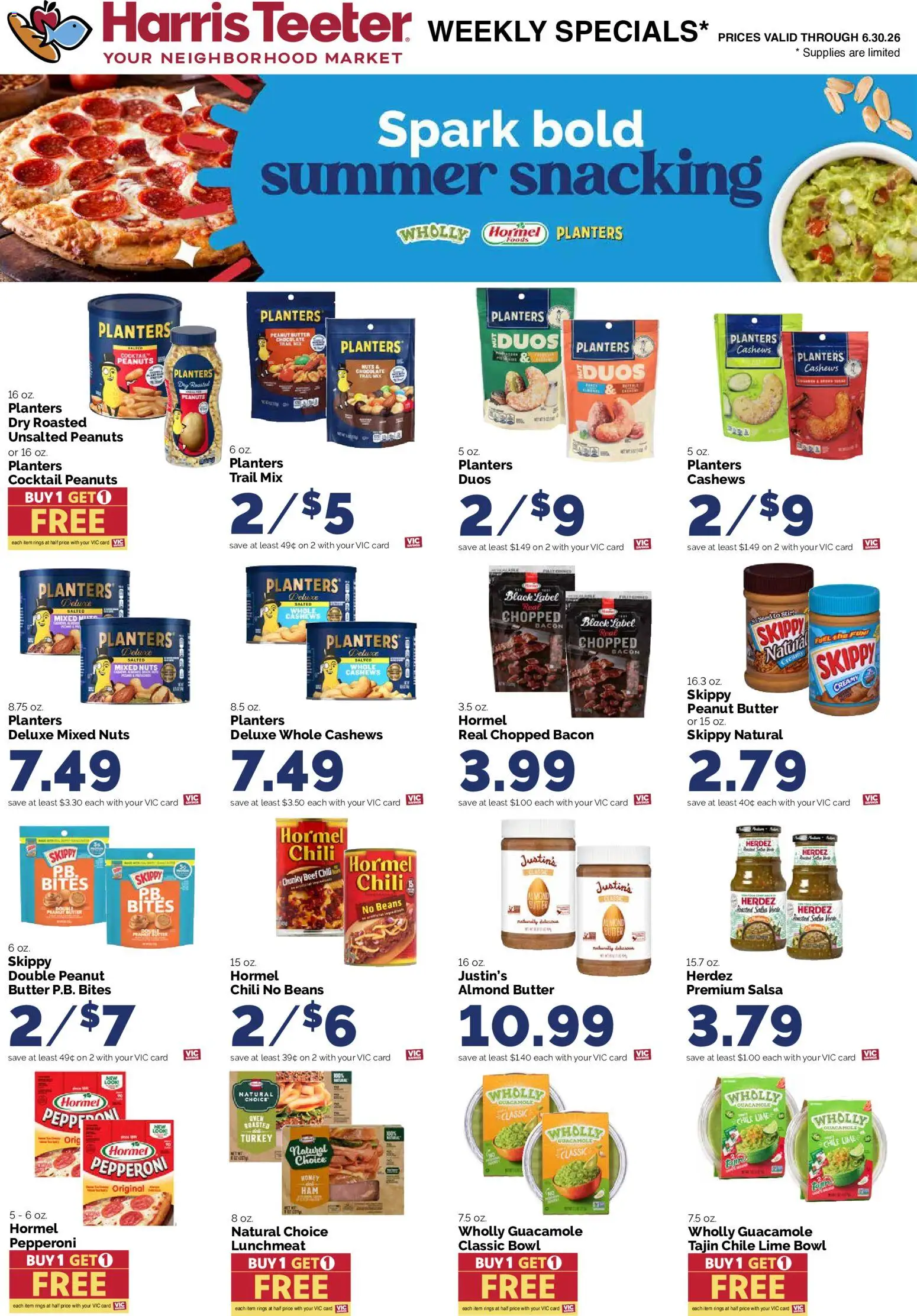 Harris Teeter Weekly Ad - SC - valid from 06/24/2026 | Page: 16 | Products: Chocolate, Nuts, Lime, Oven