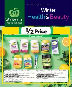 Preview of Woolworths catalogue NSW - valid from 09/09/2026 | Page: 2 | Products: Food, Multivitamin, Tablets, Zinc