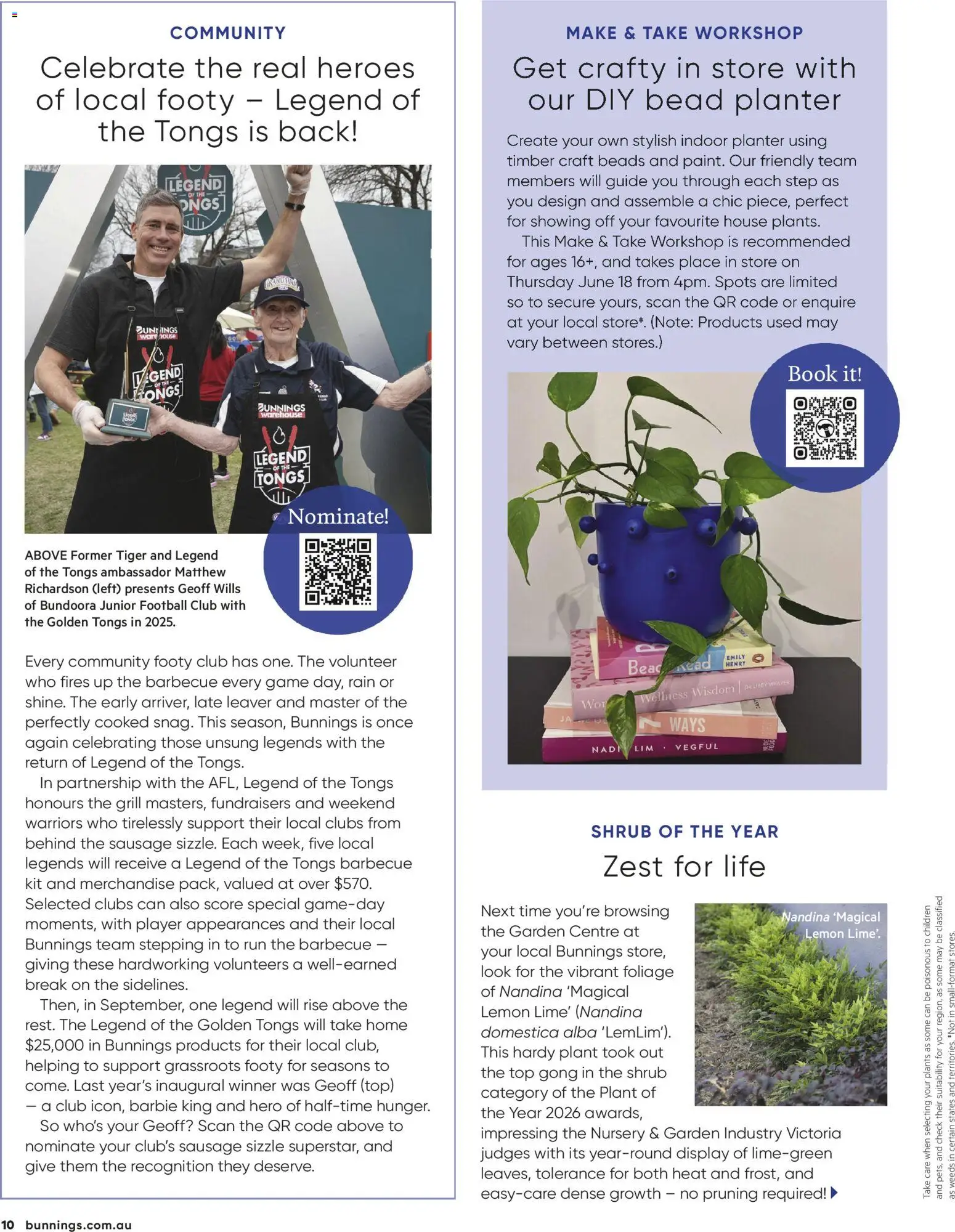 Bunnings Warehouse catalogue - valid from 01.05.2026 | Page: 10 | Products: Pruning, Plant, Lemon, Game