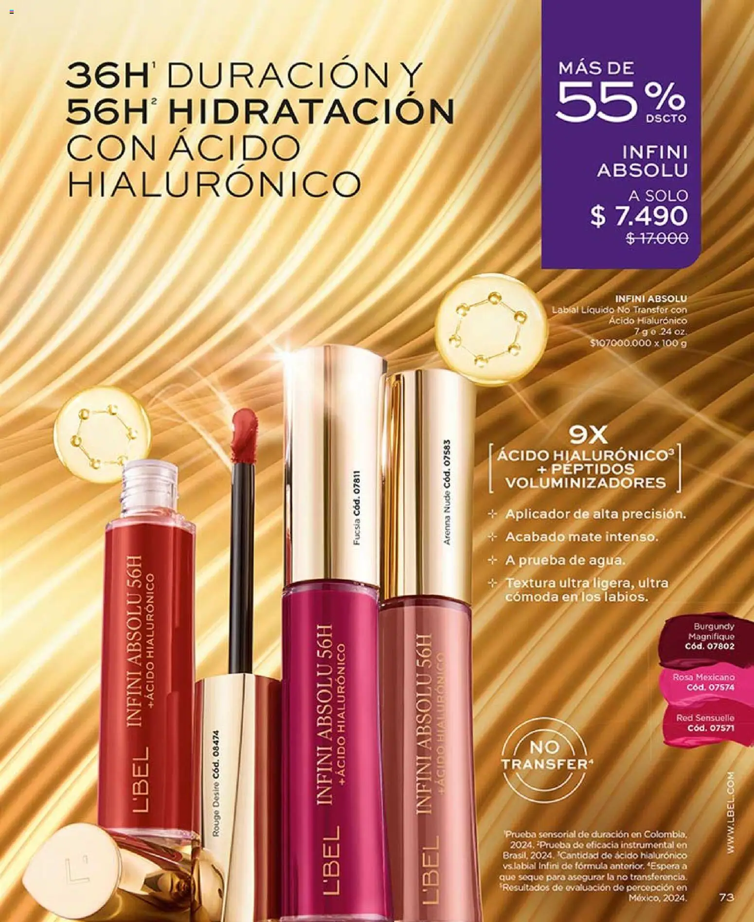 Catálogo L'Bel Campaña 6 │ válido desde el 31.03.2026 | Página: 77 | Productos: Mate, Labial