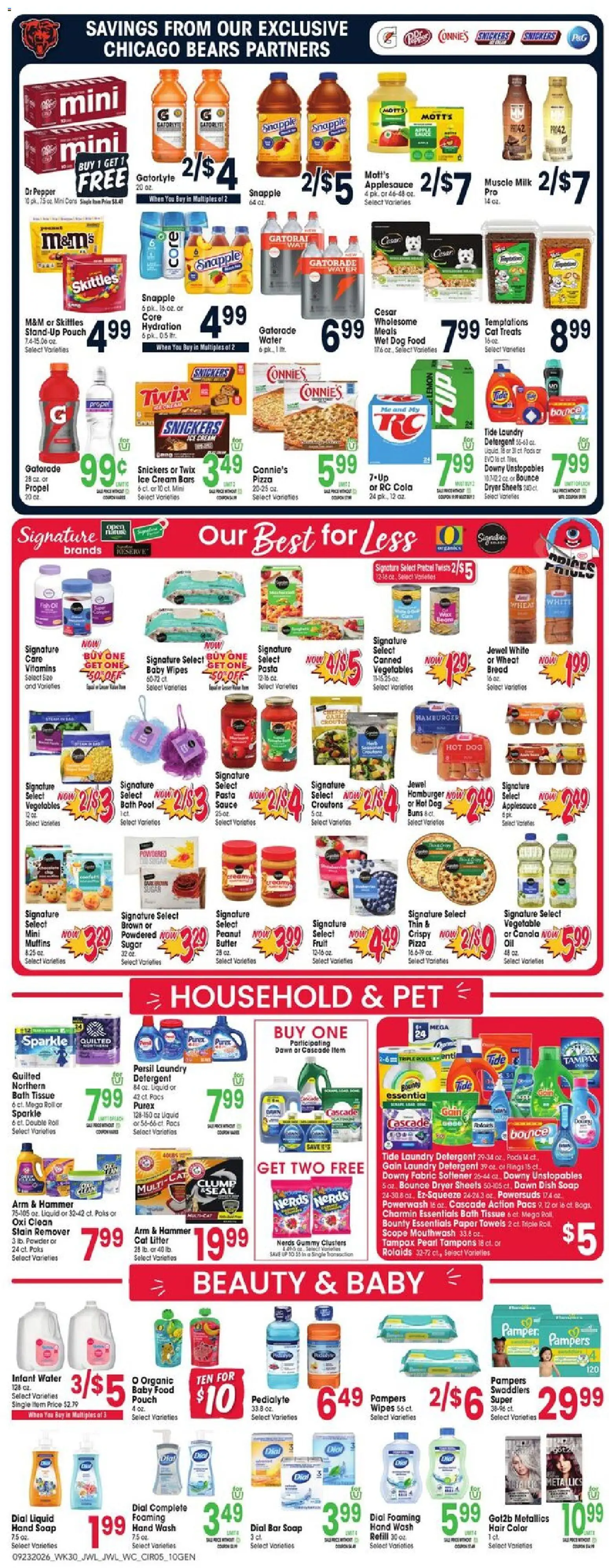 Jewel Osco Grand Opening - valid from 09/23/2026 | Page: 8 | Products: Mouthwash, Detergent, Baby food, Dryer