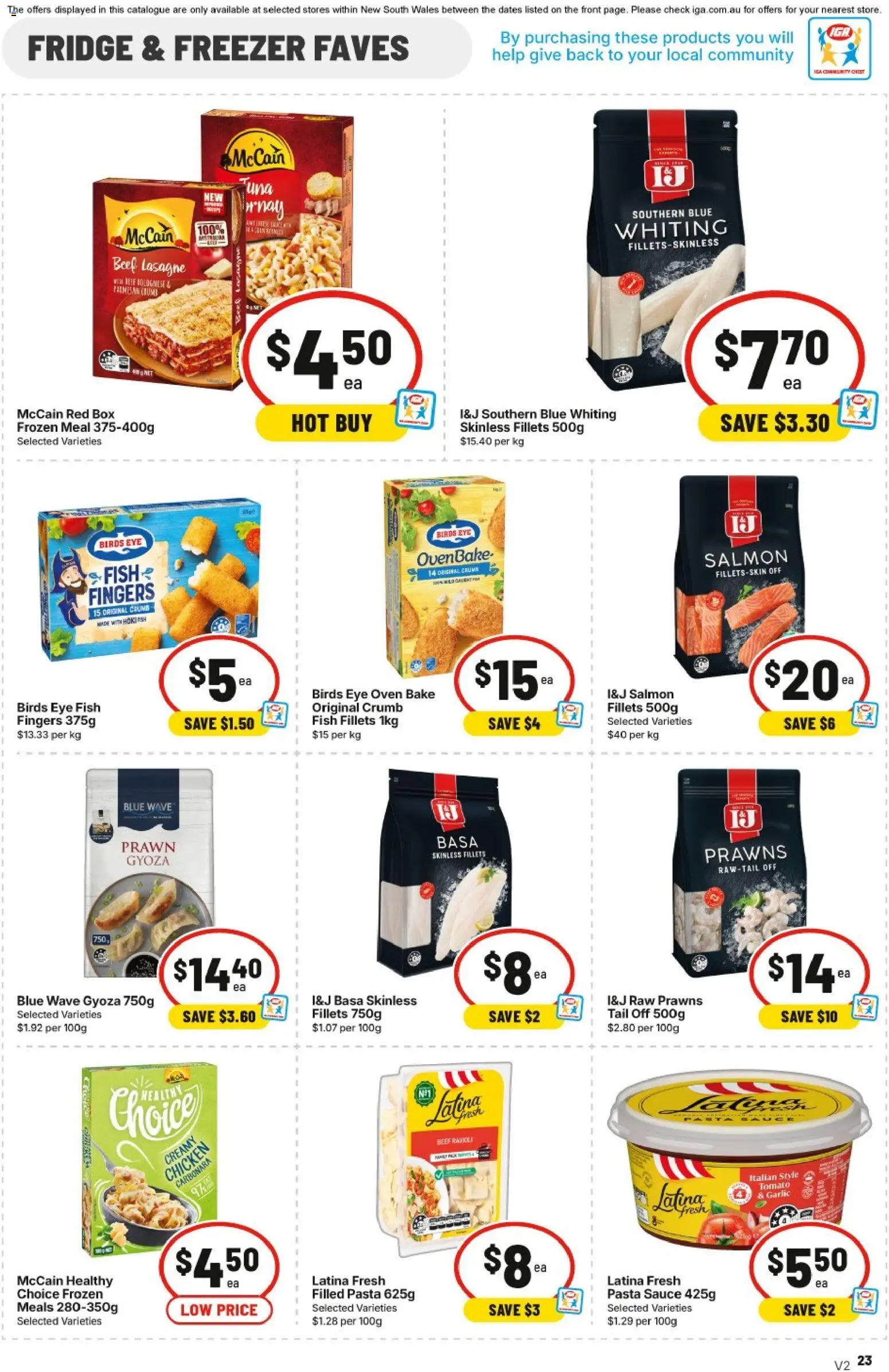 IGA catalogue - valid from 17.06.2026 | Page: 21 | Products: Box, Pasta, Salmon, Garlic