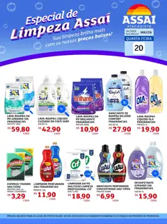 Assaí Atacadista ofertas - RO - Pré-Visualização do folheto da loja Assaí Atacadista, válido de 20.05.2026 | Página: 1 | Produtos: Pó, Esponja, Amaciante, Desinfetante