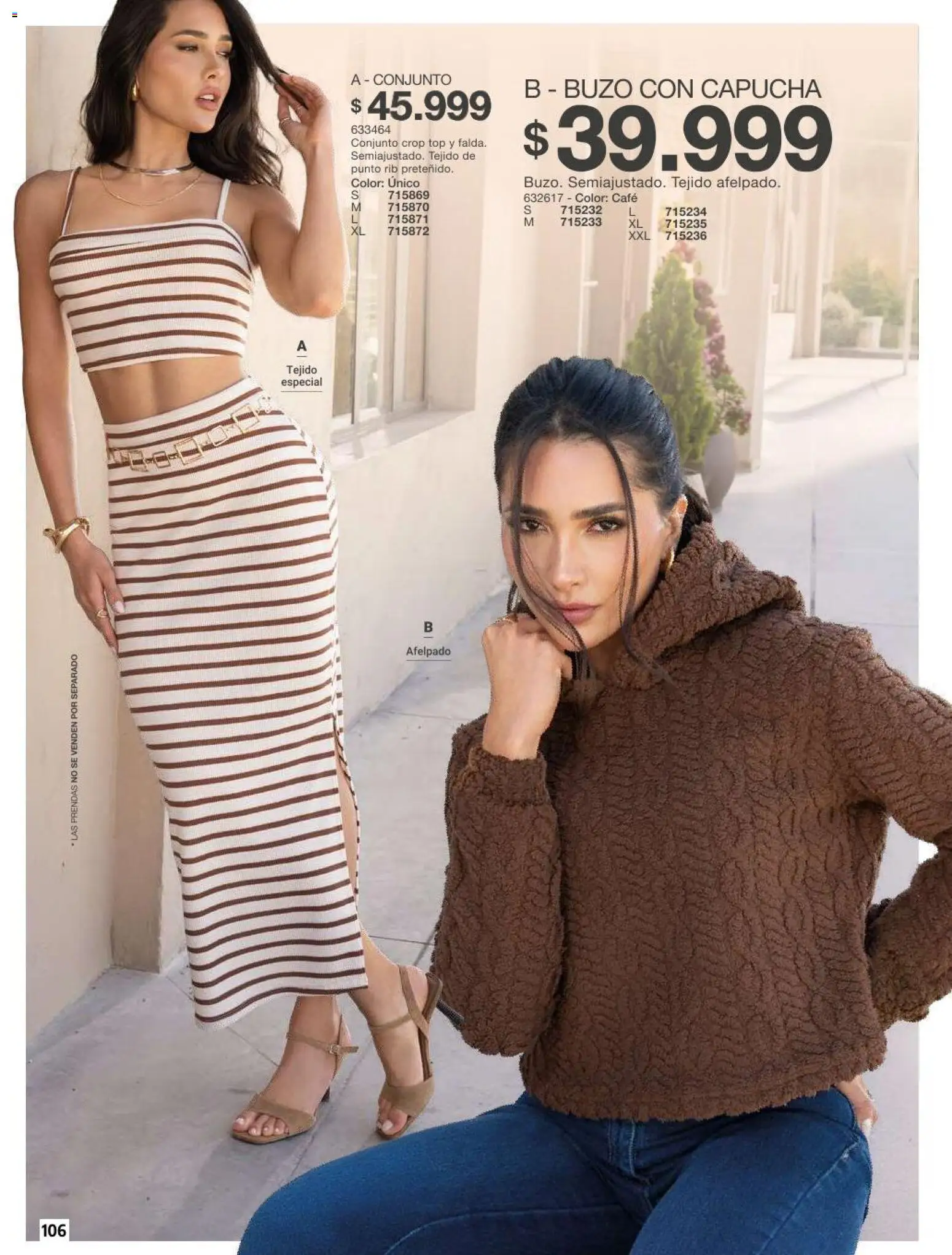 Carmel revista - valida desde el 11/08/2026 | Página: 106 | Productos: Buzo, Top, Conjunto, Café