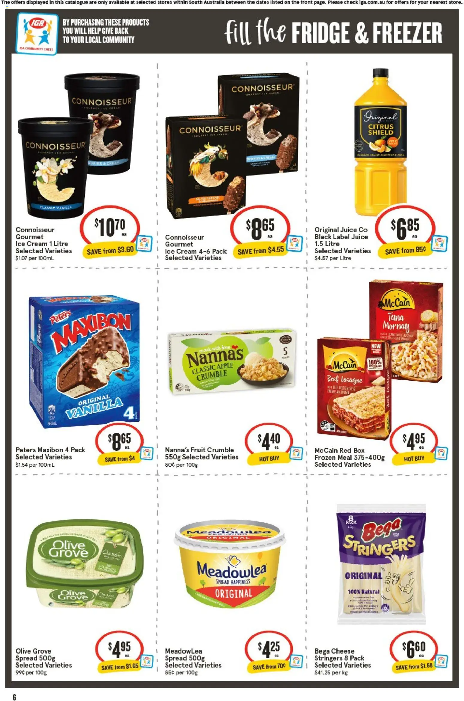 IGA catalogue - valid from 17.06.2026 | Page: 7 | Products: Cheese, Cream, Ice cream, Freezer