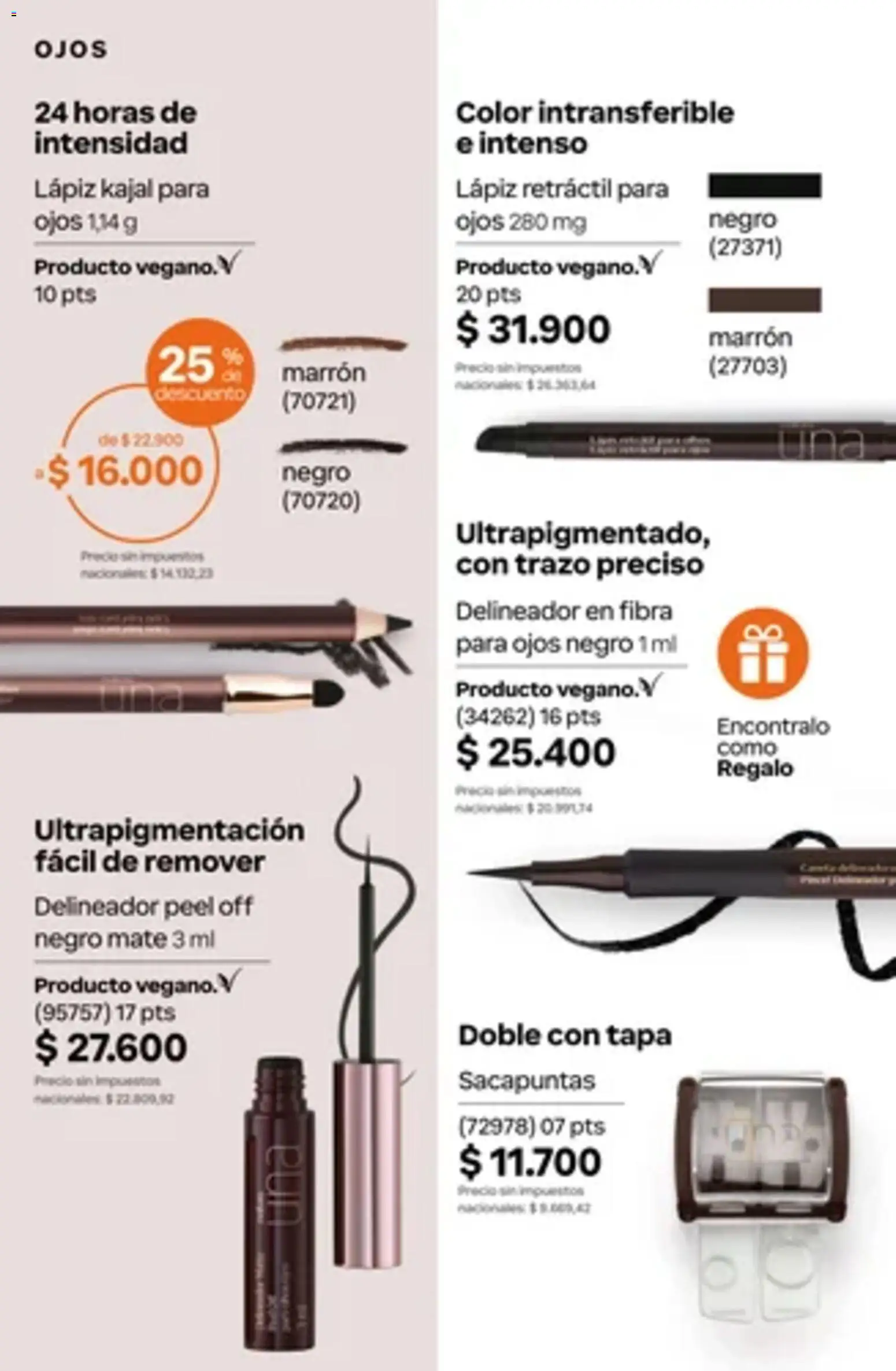 Catálogo Natura Ciclo 14 │ válido desde el 01/10/2026 | Página: 146 | Productos: Mate, Sacapuntas, Delineador
