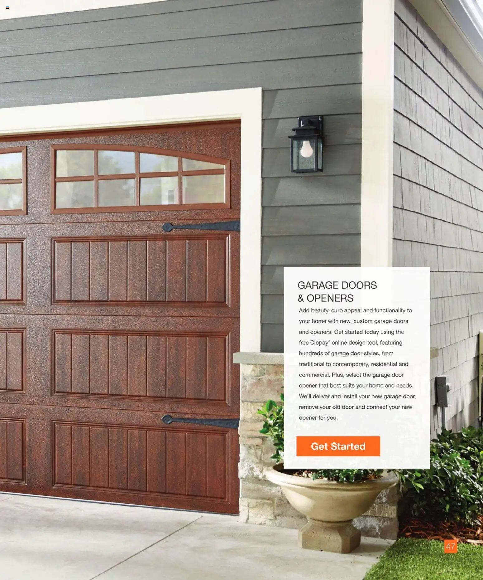 Home Depot Home Services Catalog - valid from 09/17/2026 | Page: 47 | Products: Opener, Doors